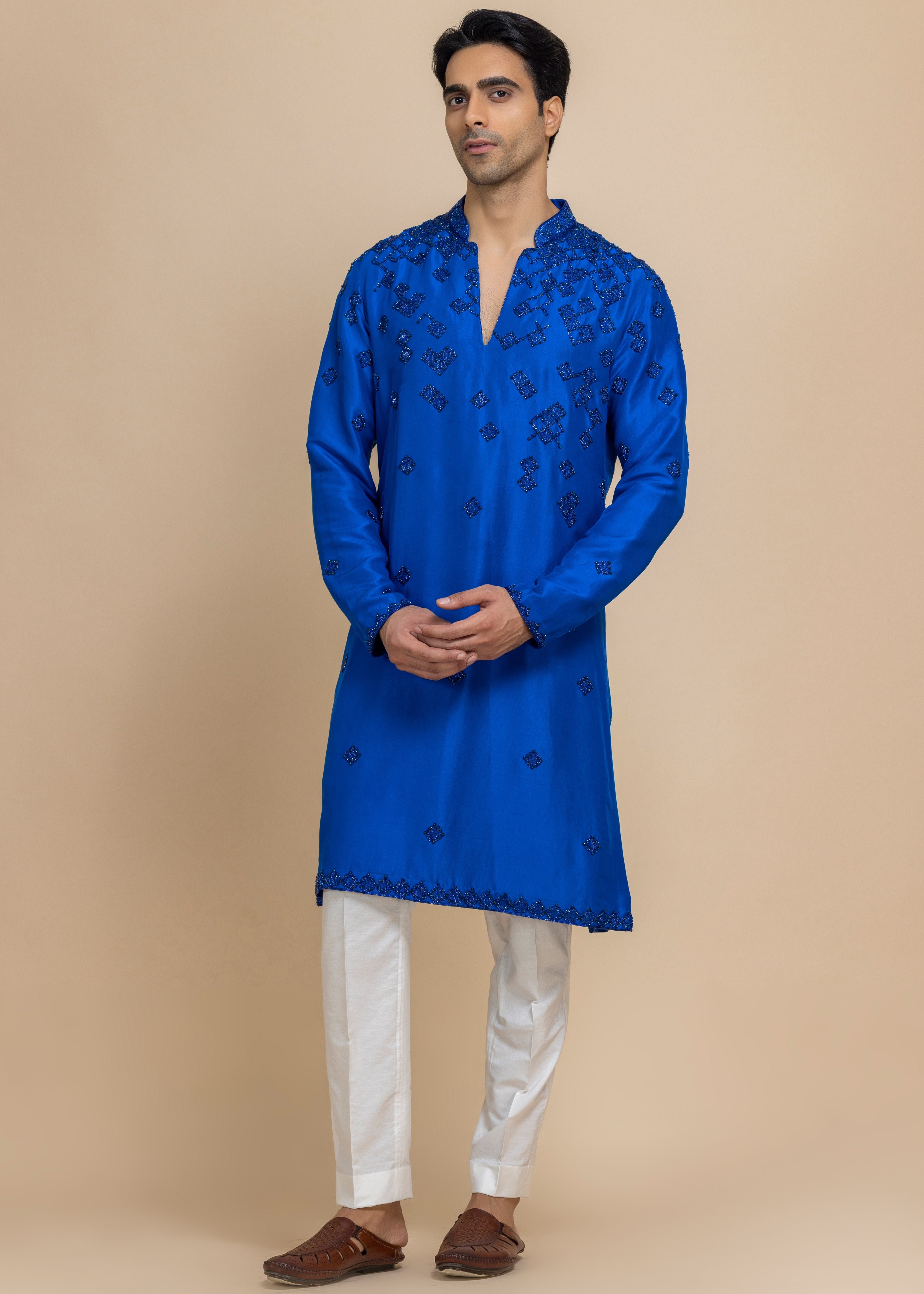 Blue Monarch Kurta & Pant Set