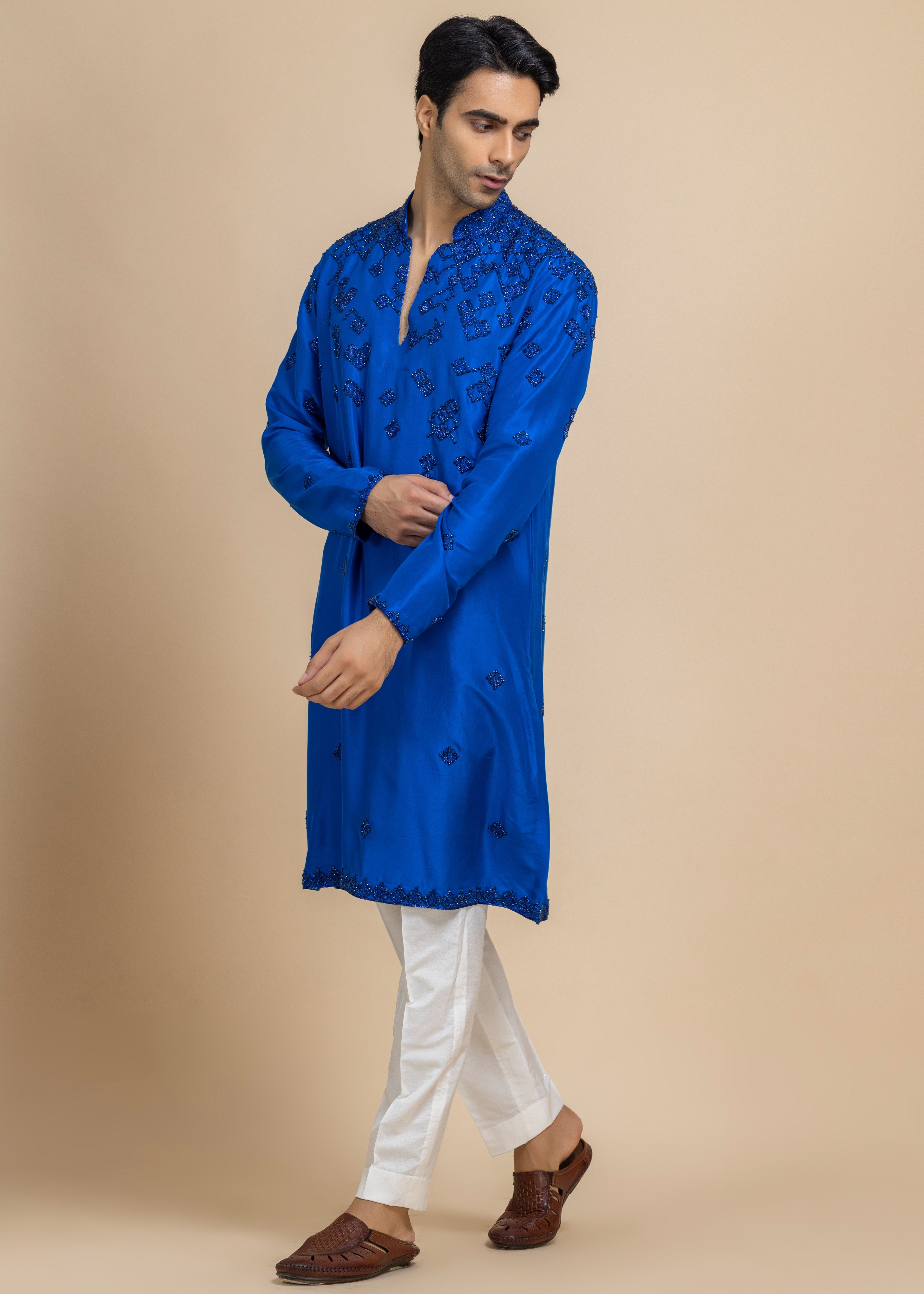 Blue Monarch Kurta & Pant Set
