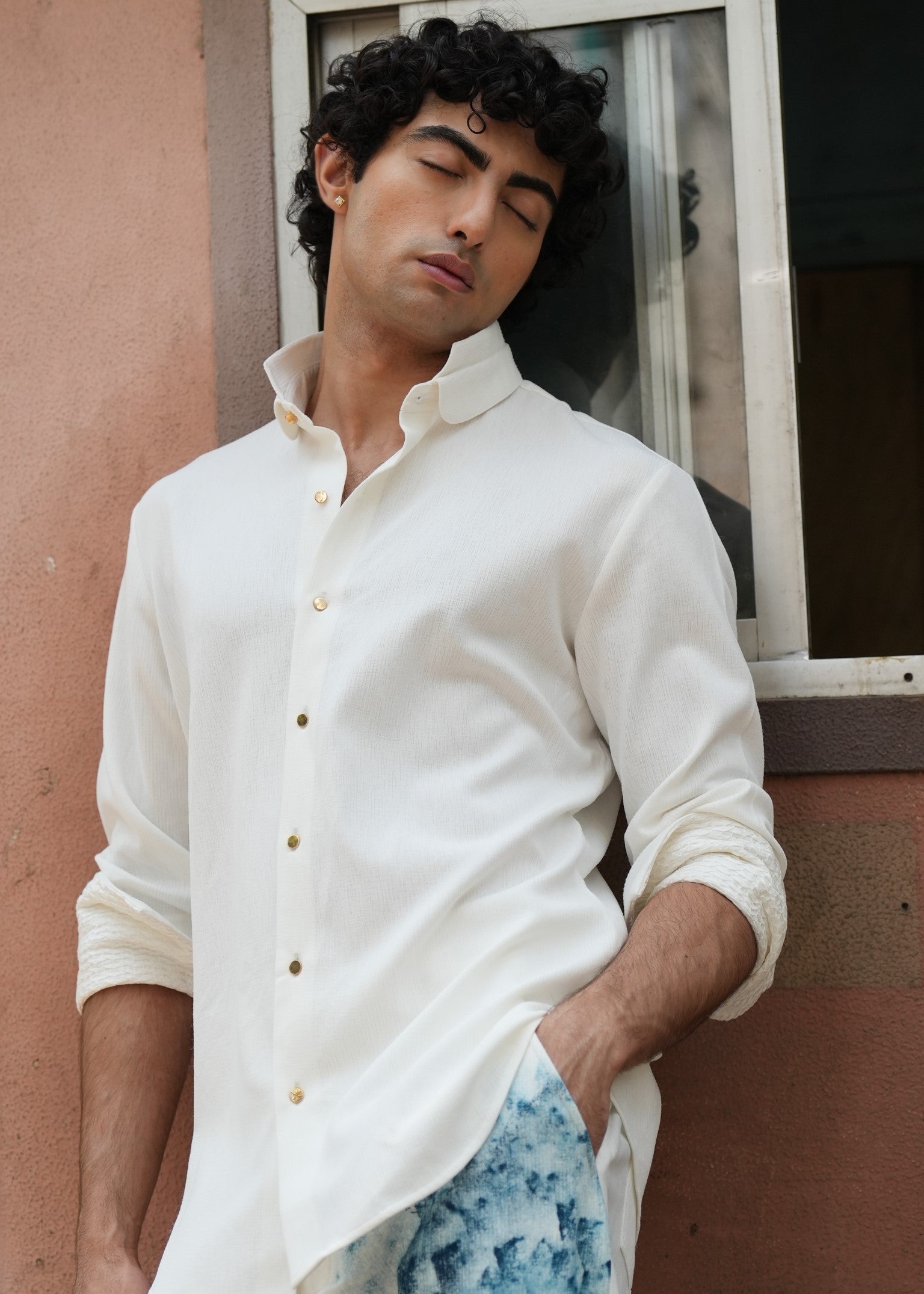 Blue Ink Overshirt