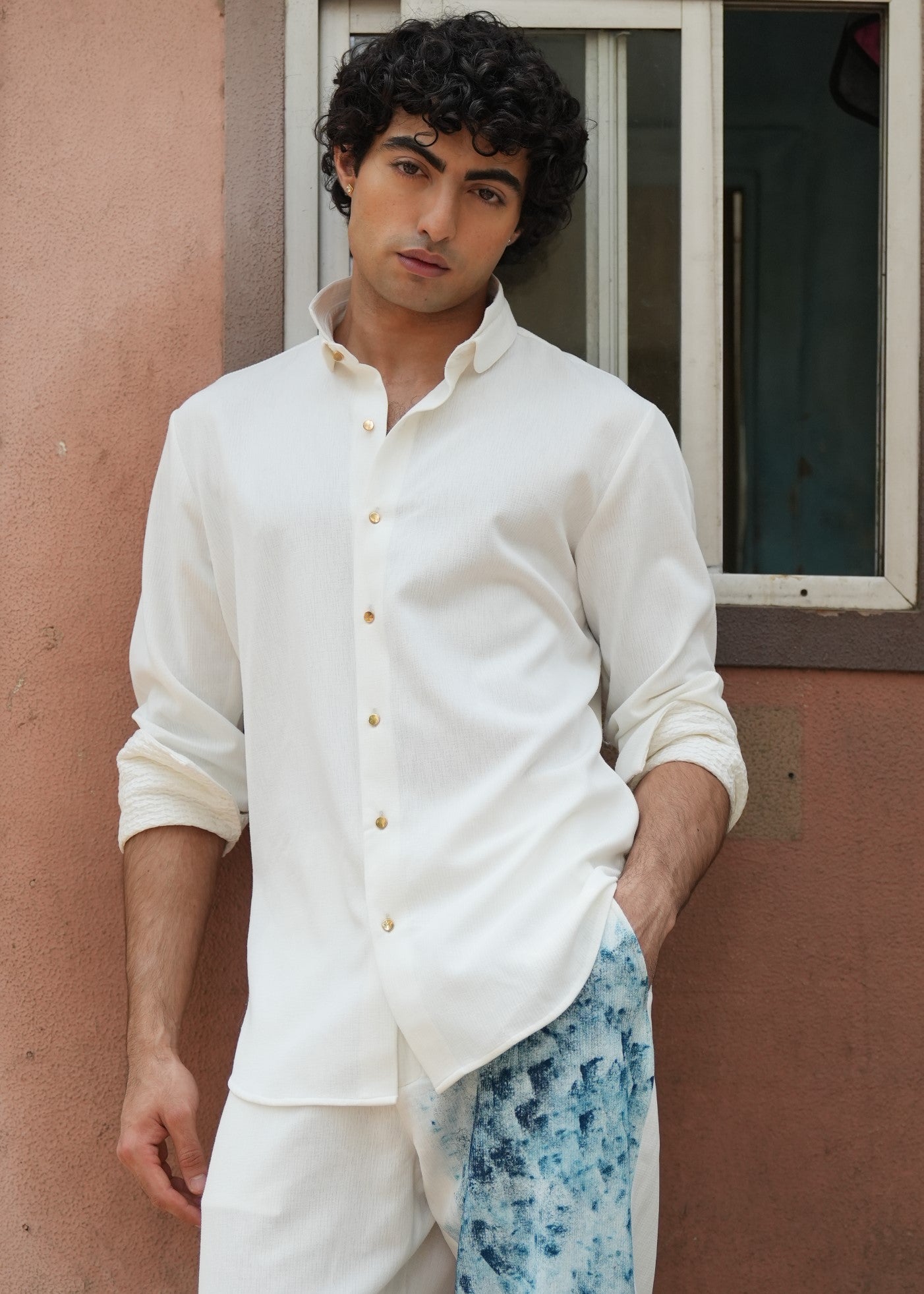 Blue Ink Overshirt