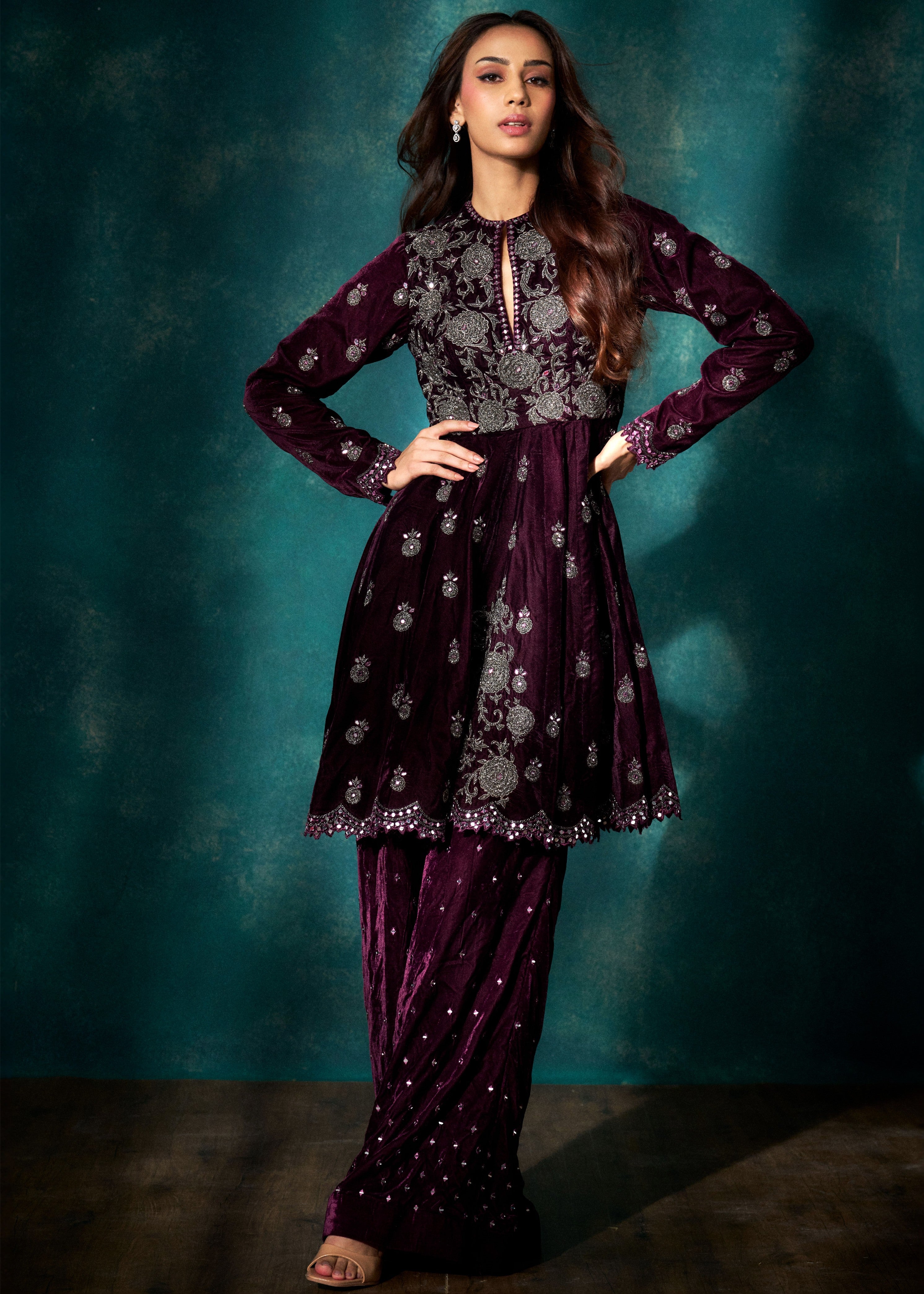 Wine Suit Set