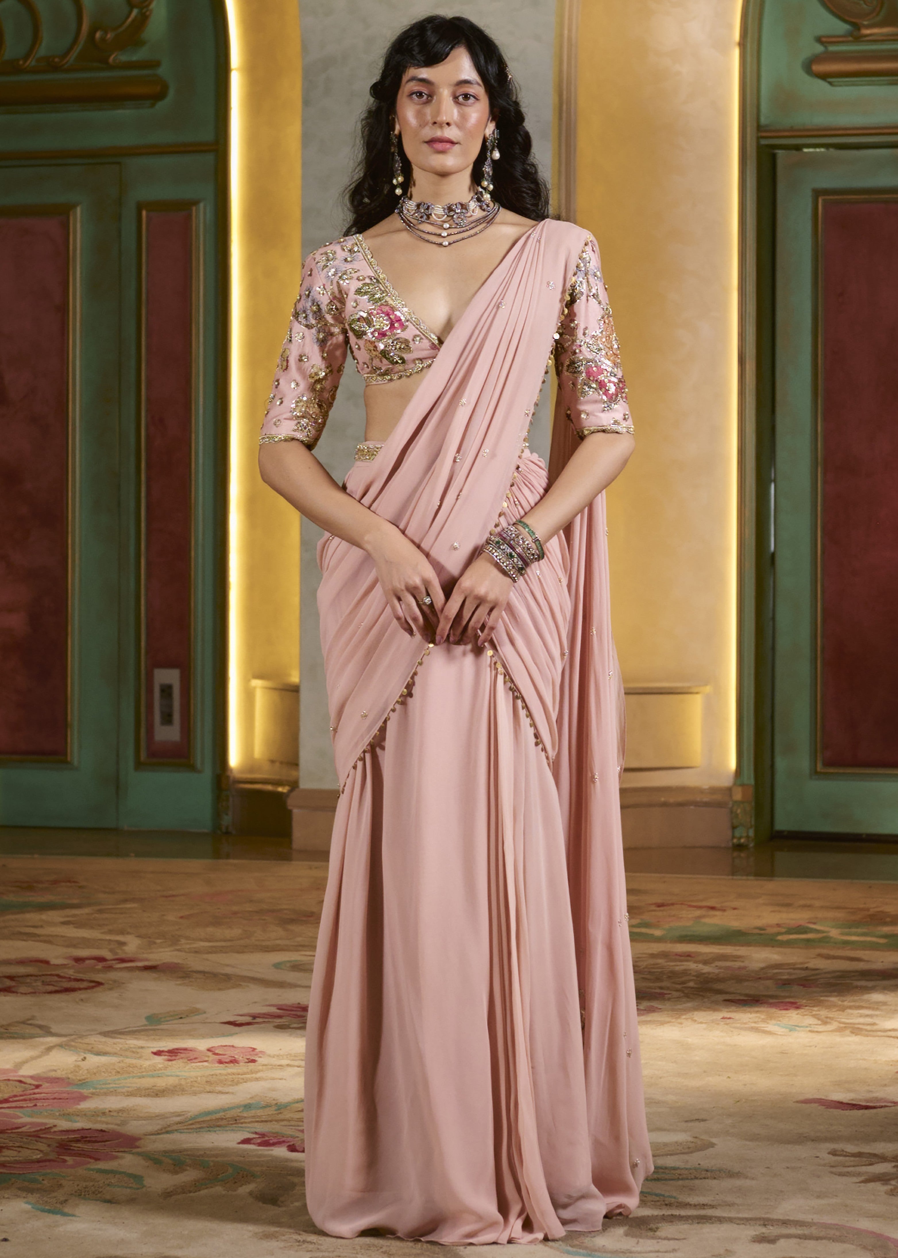 Kaia Sari Set – Light Rose