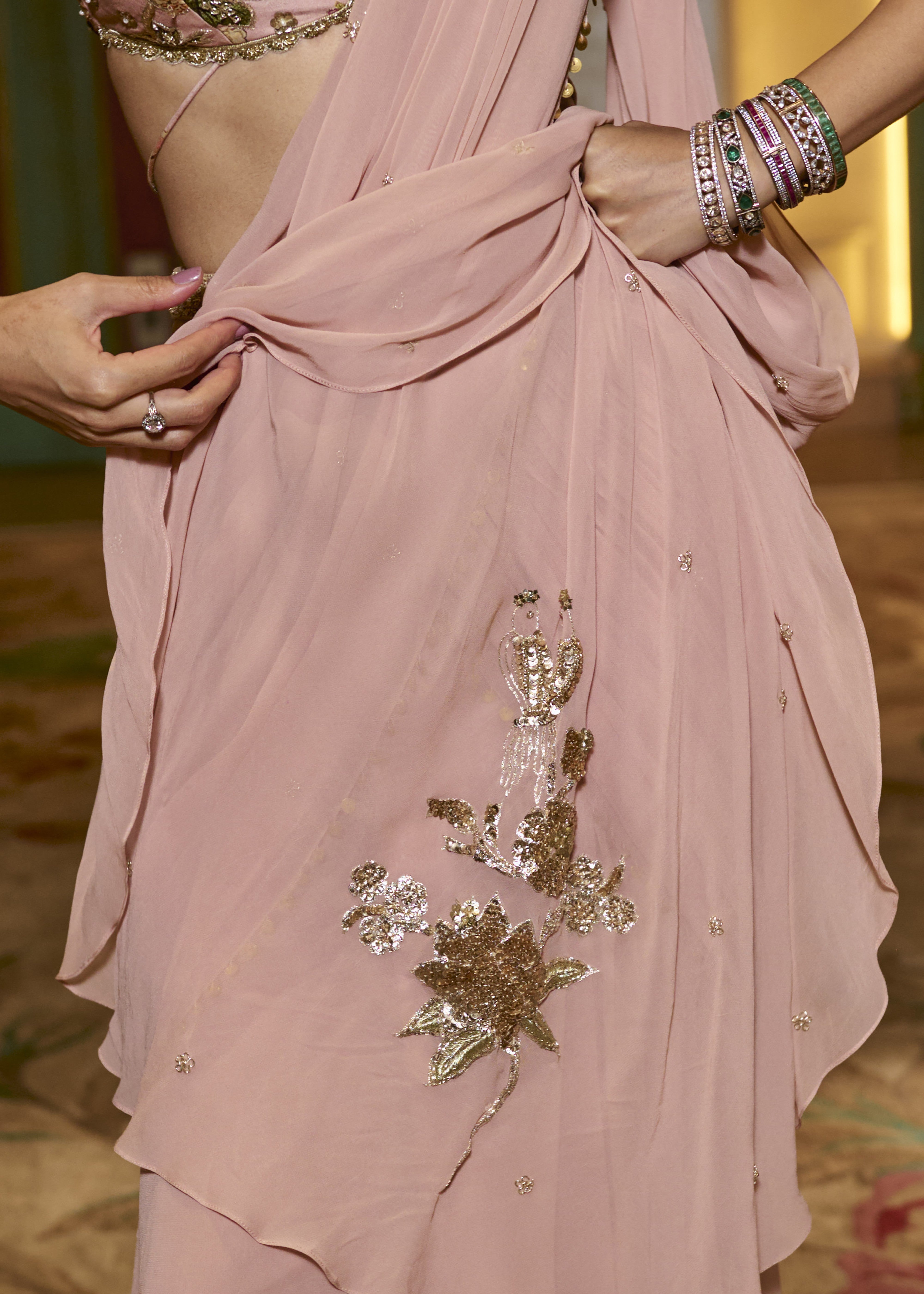 Kaia Sari Set – Light Rose