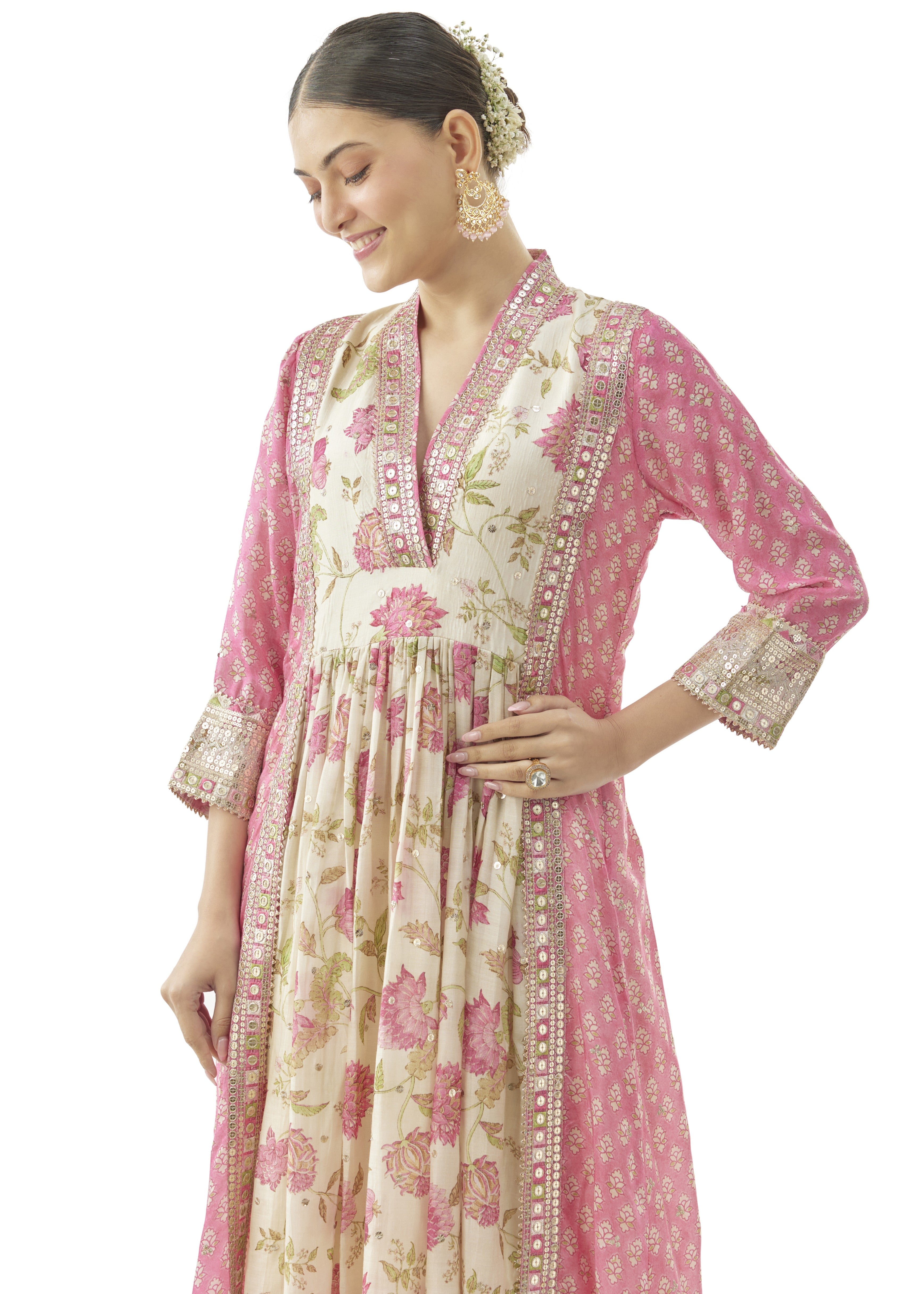 Riya Tunic With Palazzo And Dupatta