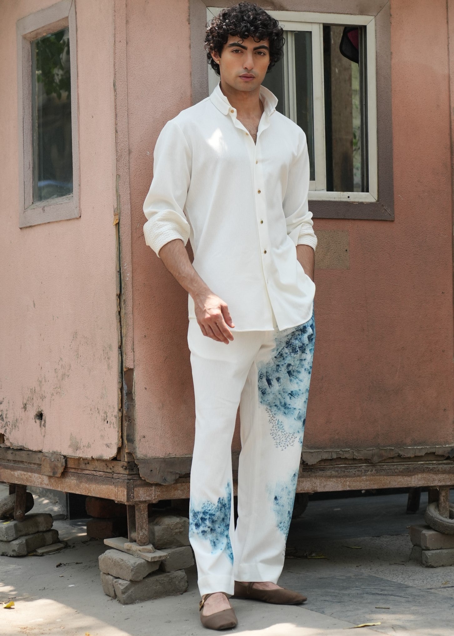 Blue Ink Trousers