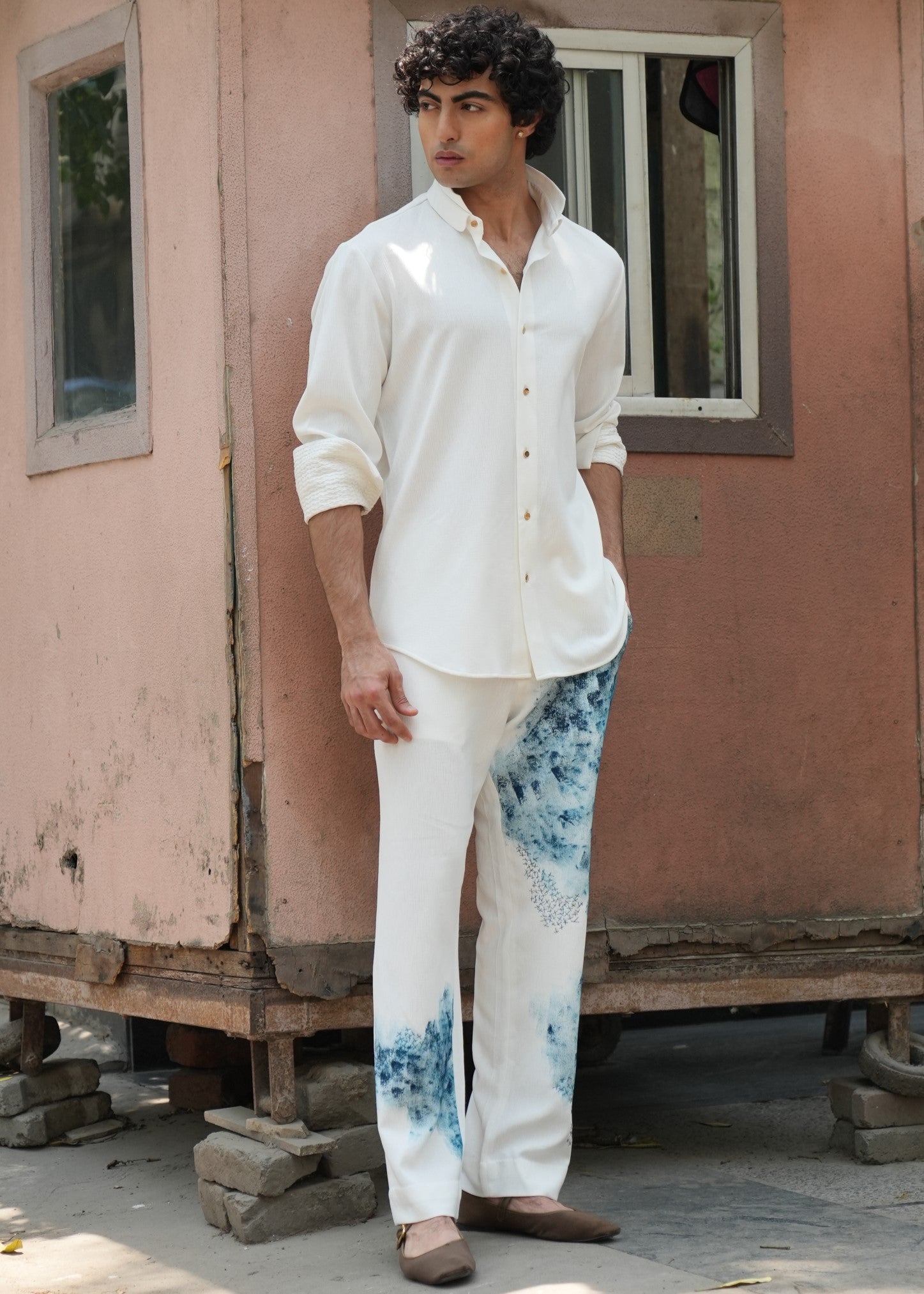 Blue Ink Trousers