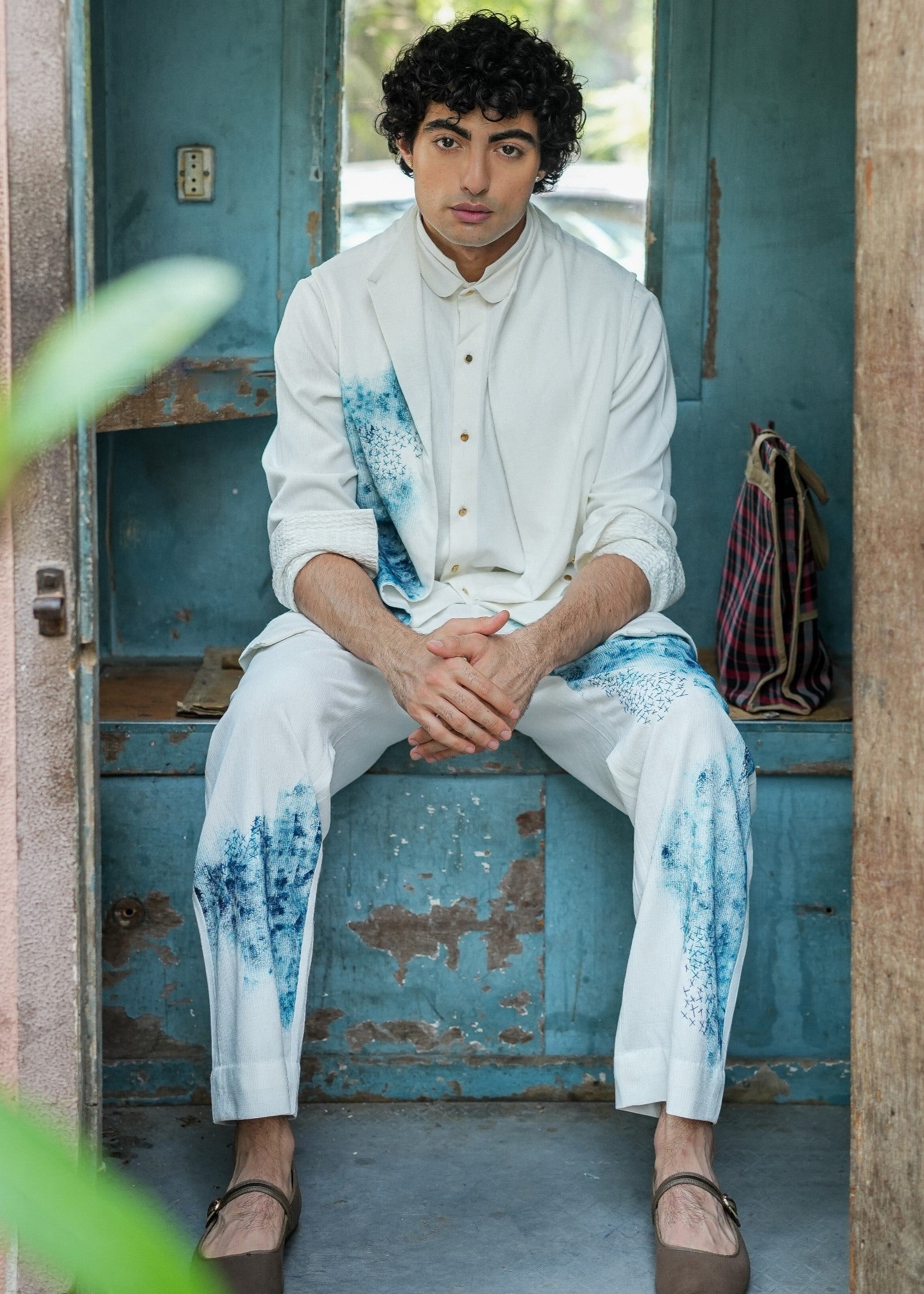 Blue Ink Trousers