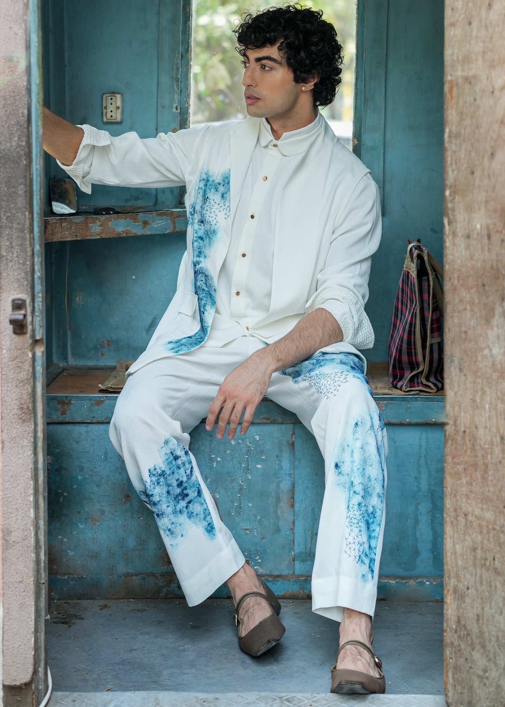 Blue Ink Trousers