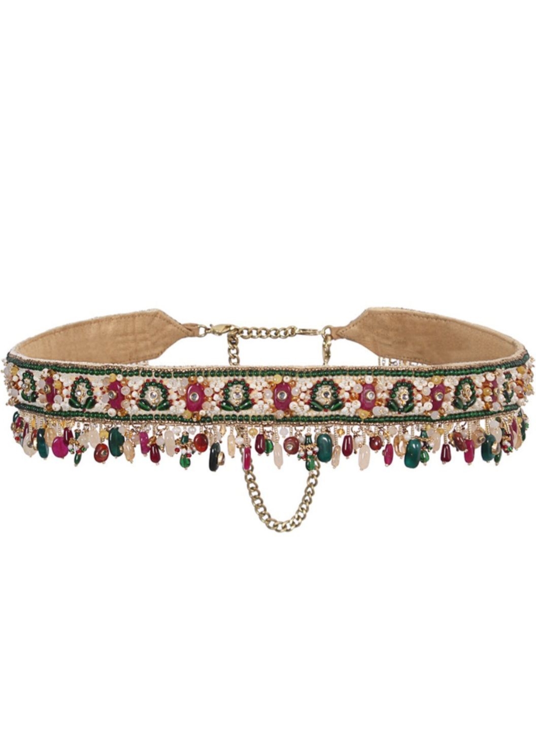 Amara Belt Ruby Red Emerald Green Multi