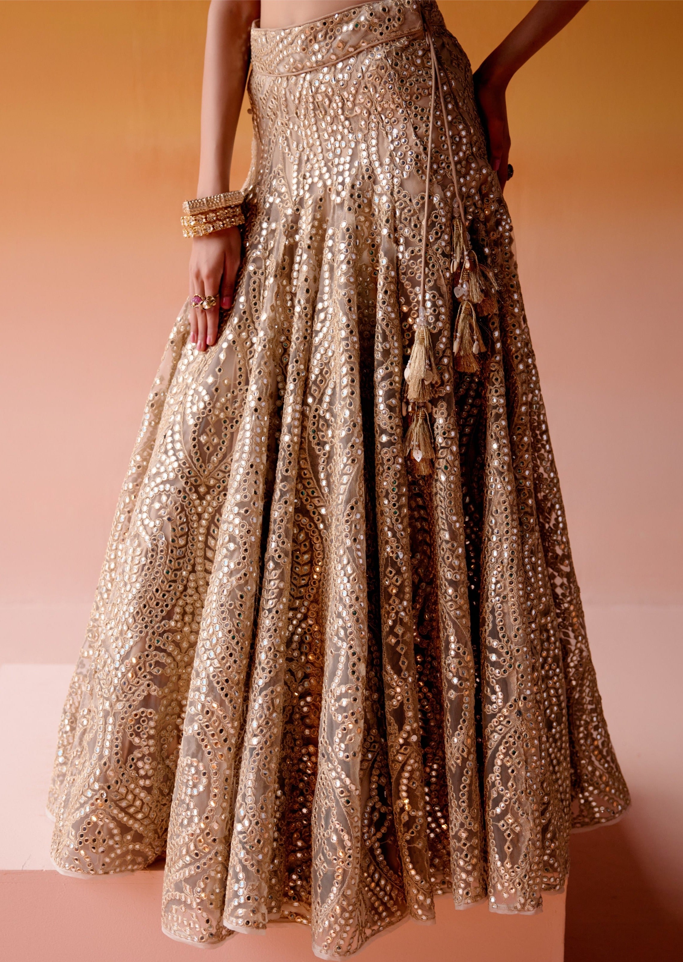 Slim Fit Lehenga Set