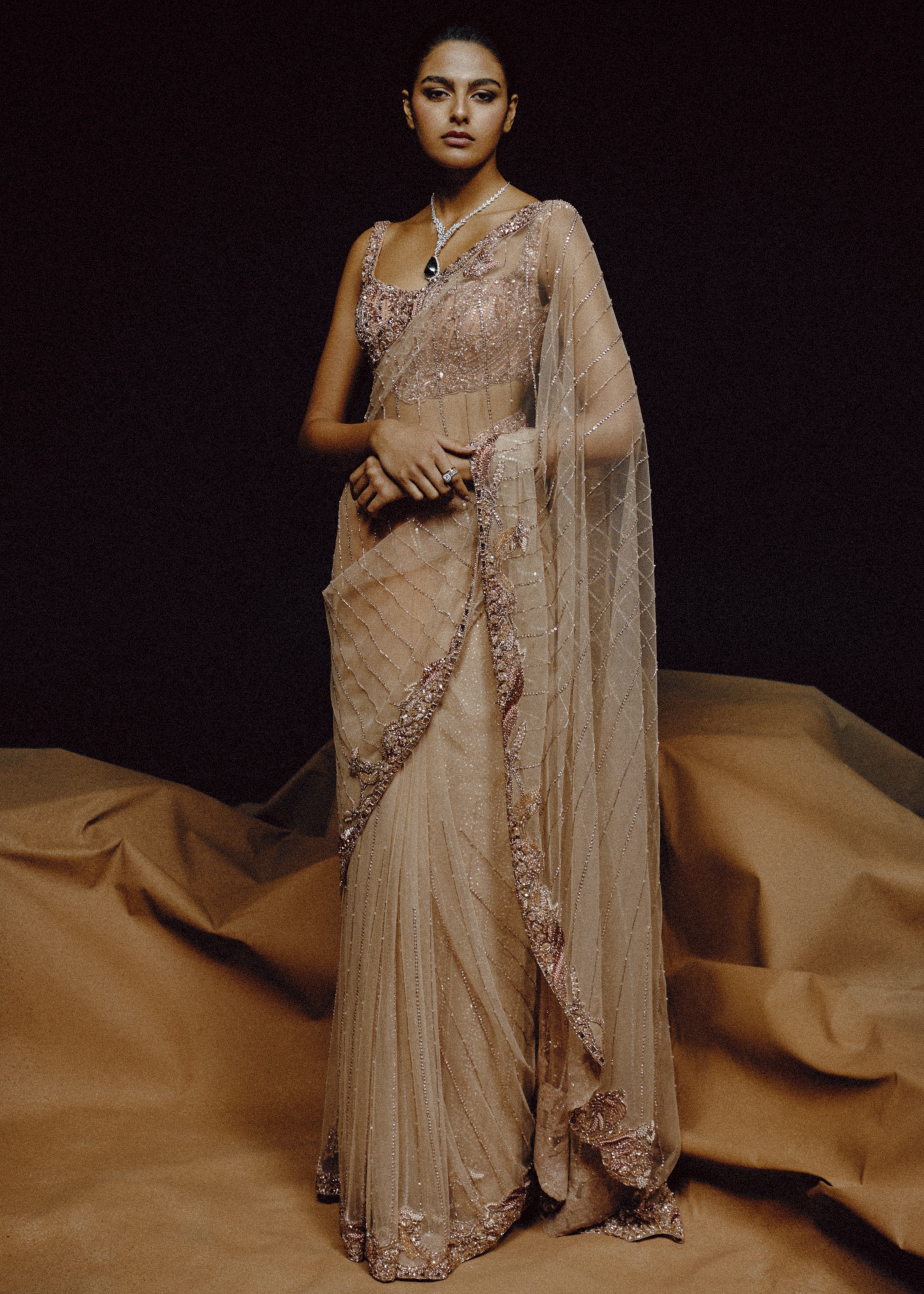 Seraphic Sheen Sari