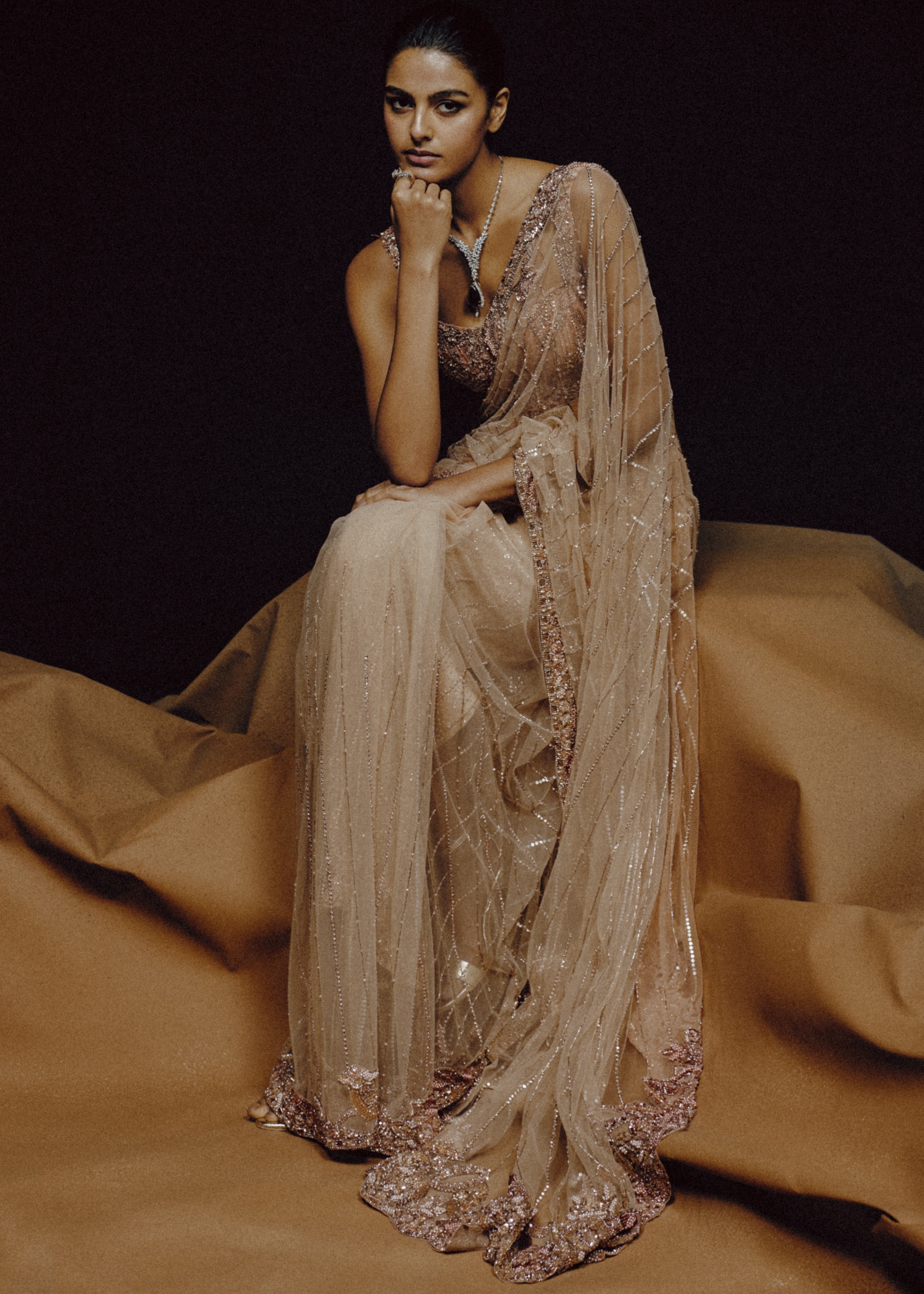 Seraphic Sheen Sari