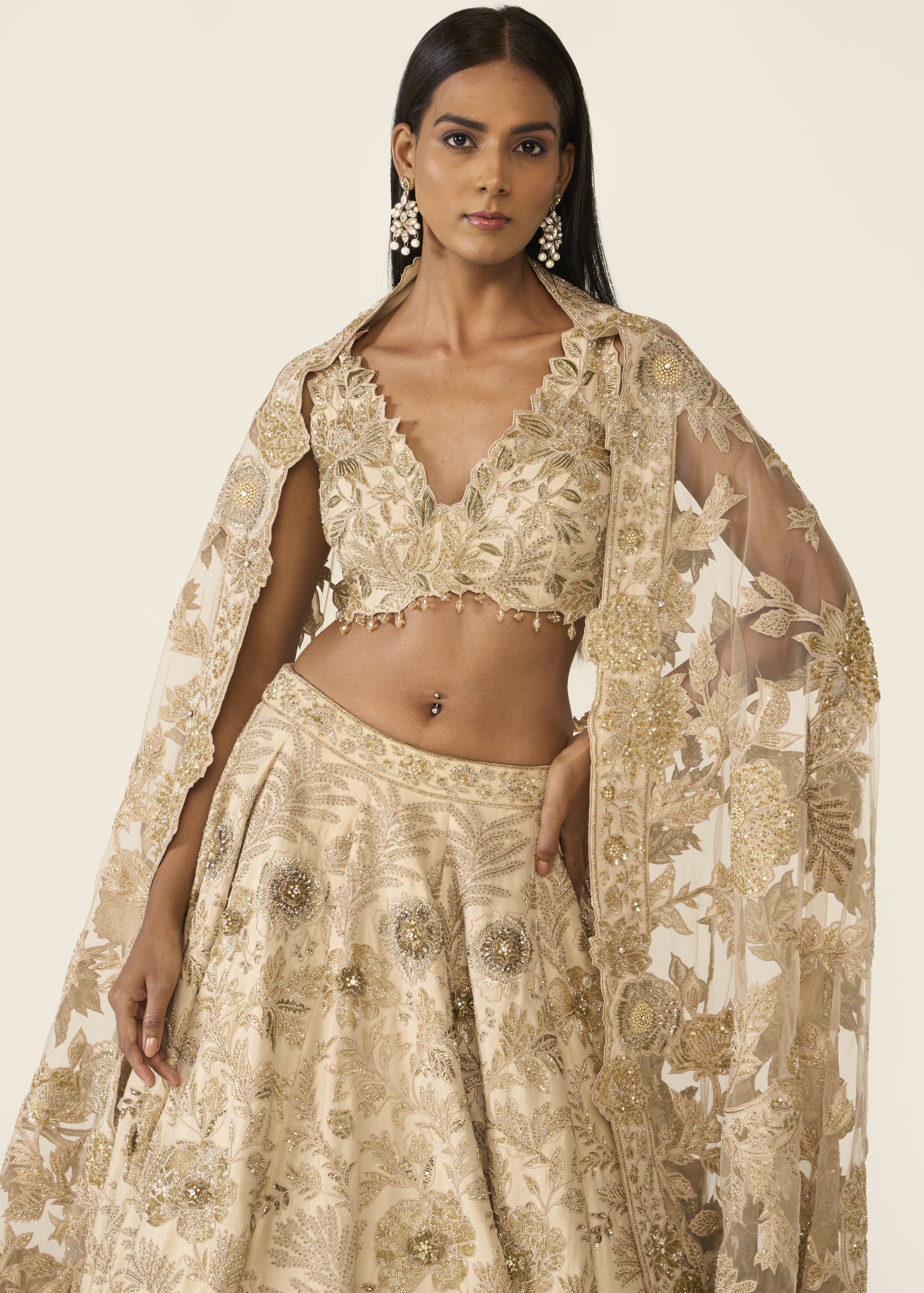Golden Lehenga Set