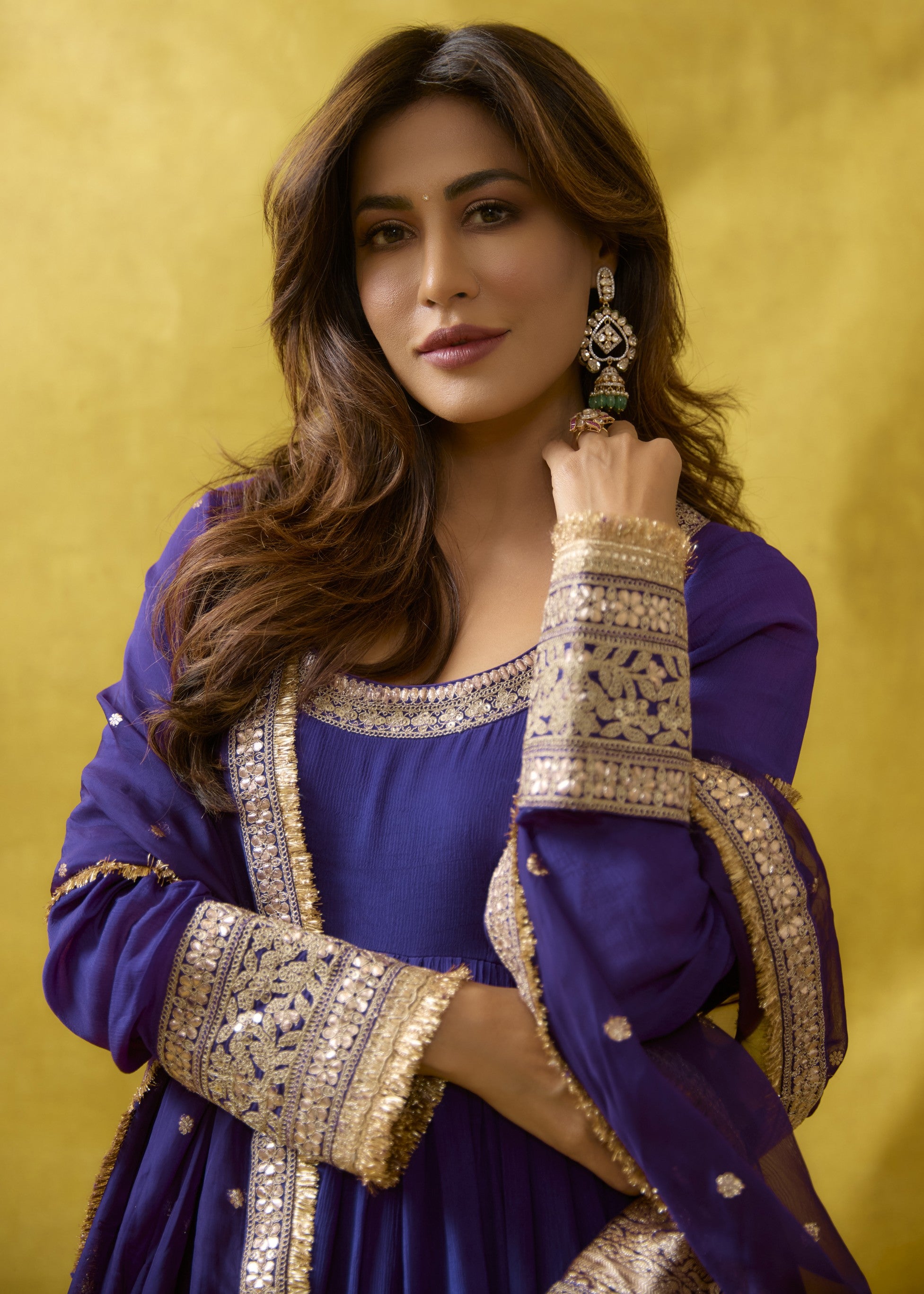 Chitrangada Anarkali Set