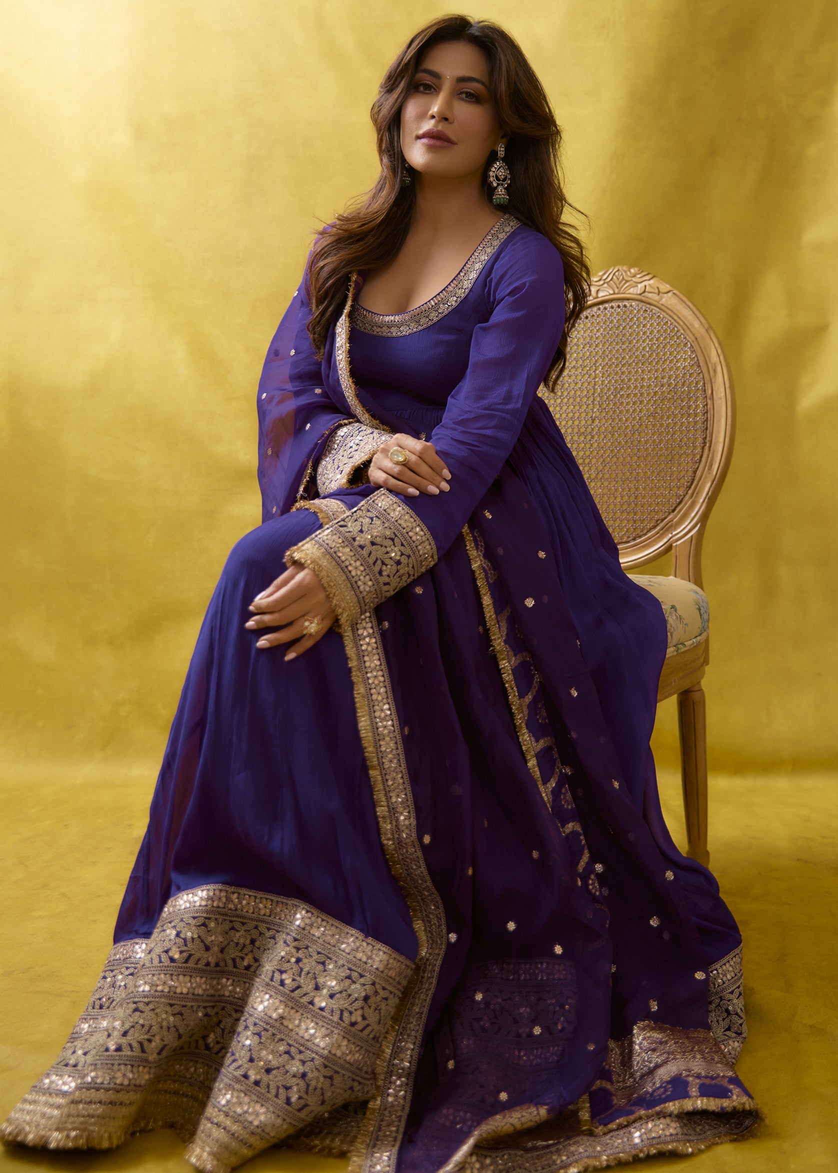 Chitrangada Anarkali Set