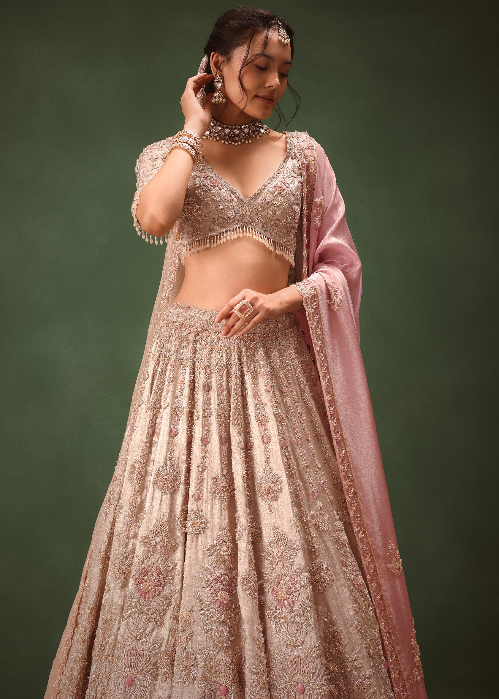 With Two Dupattas