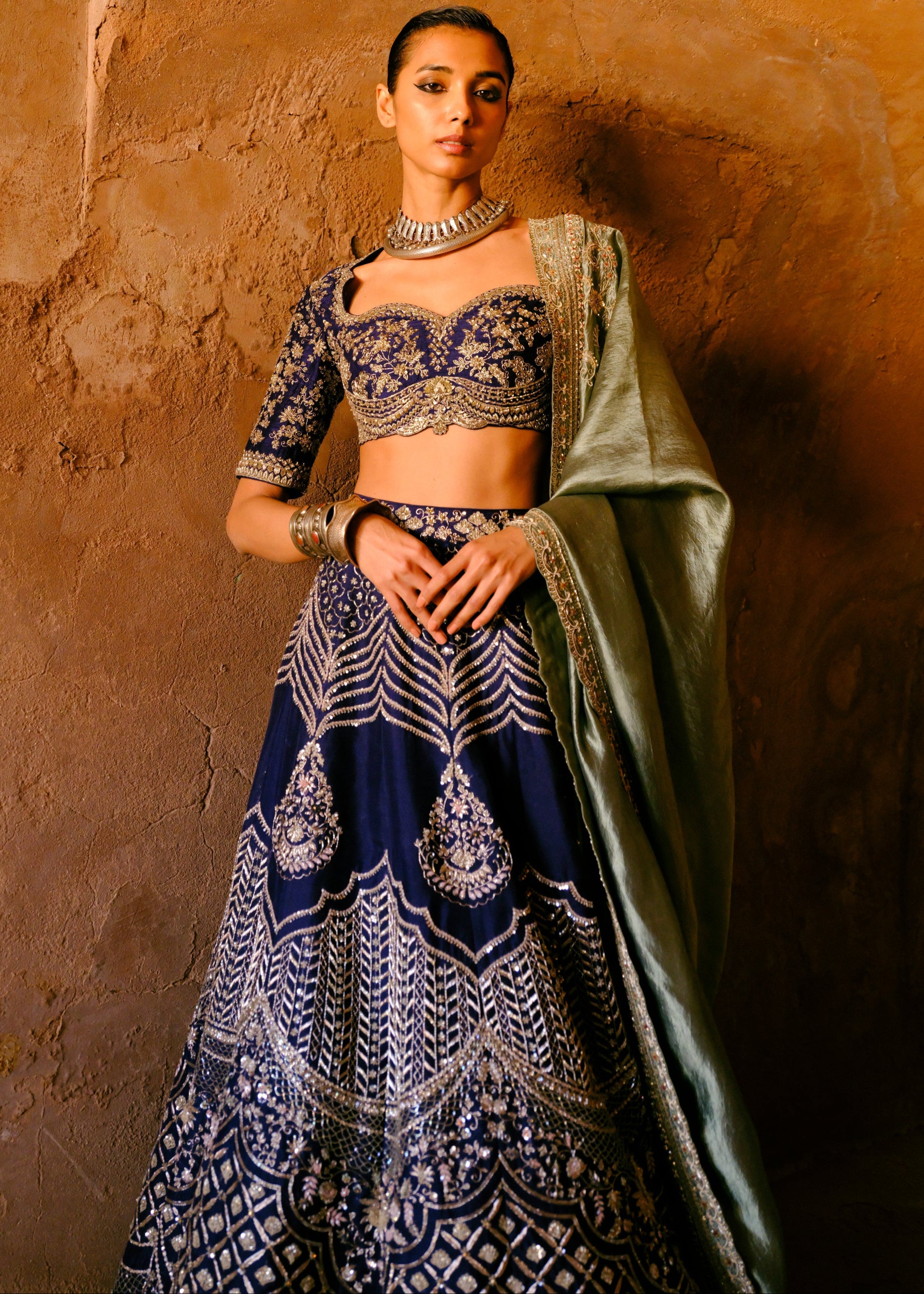 Purple Lehenga Set