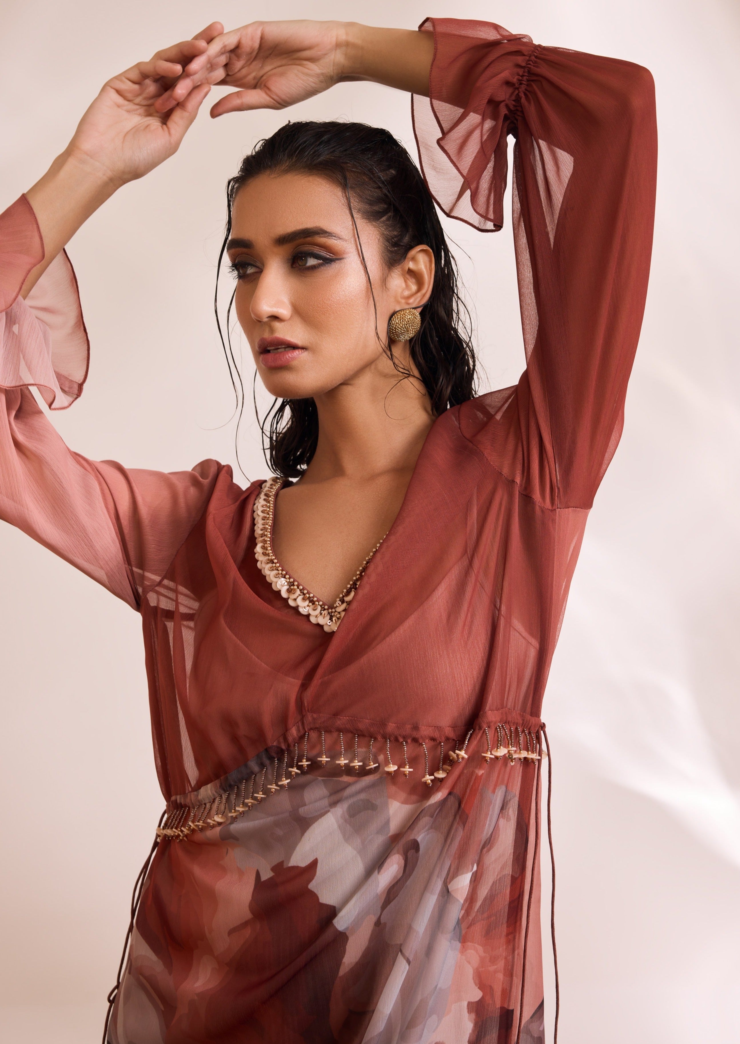 Rust Aurelia Kaftan