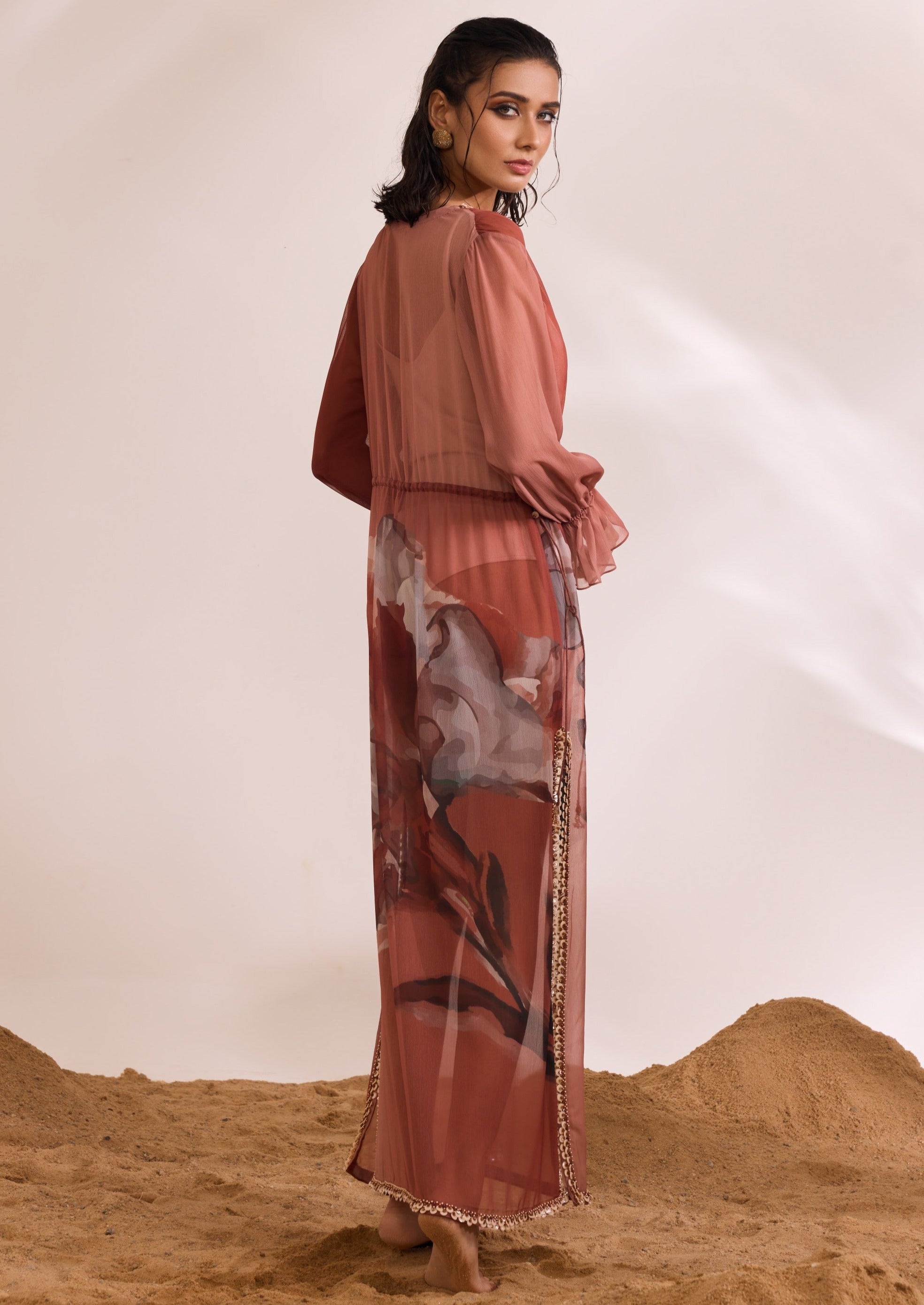 Rust Aurelia Kaftan