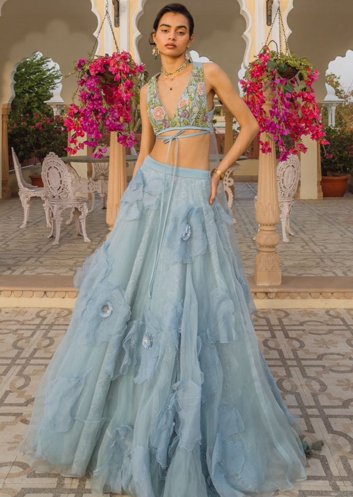 A Sky Full Of Flowers Lehenga