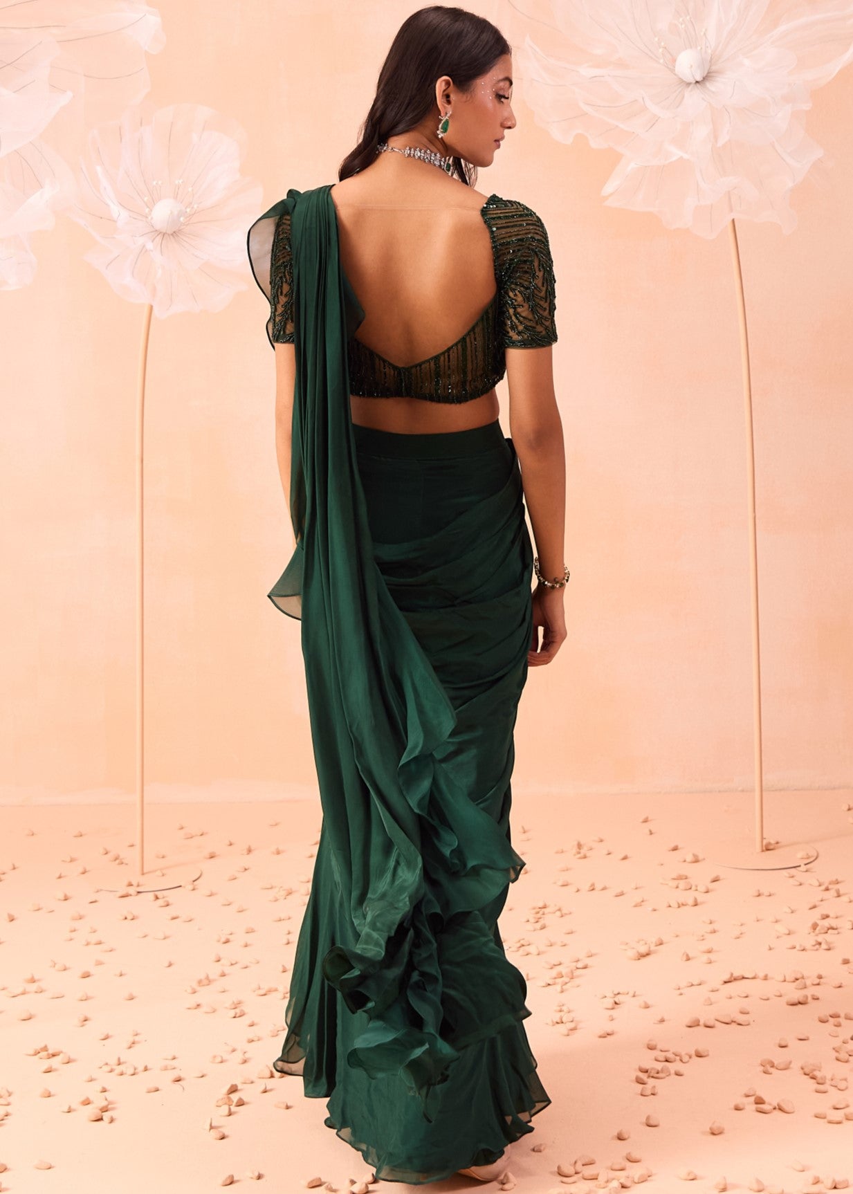 Emerald Sari Set