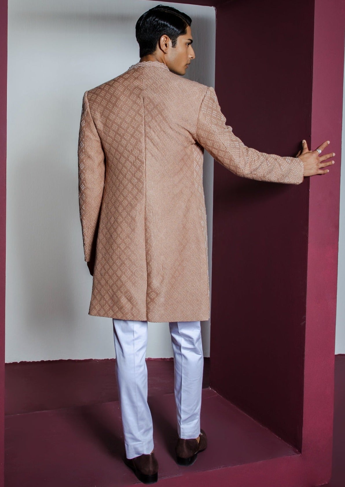 Opulent Open Sherwani Set