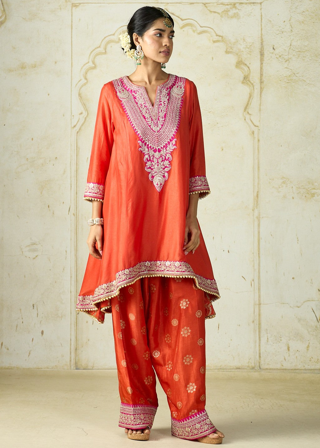 Orange Nadia Farshi Set