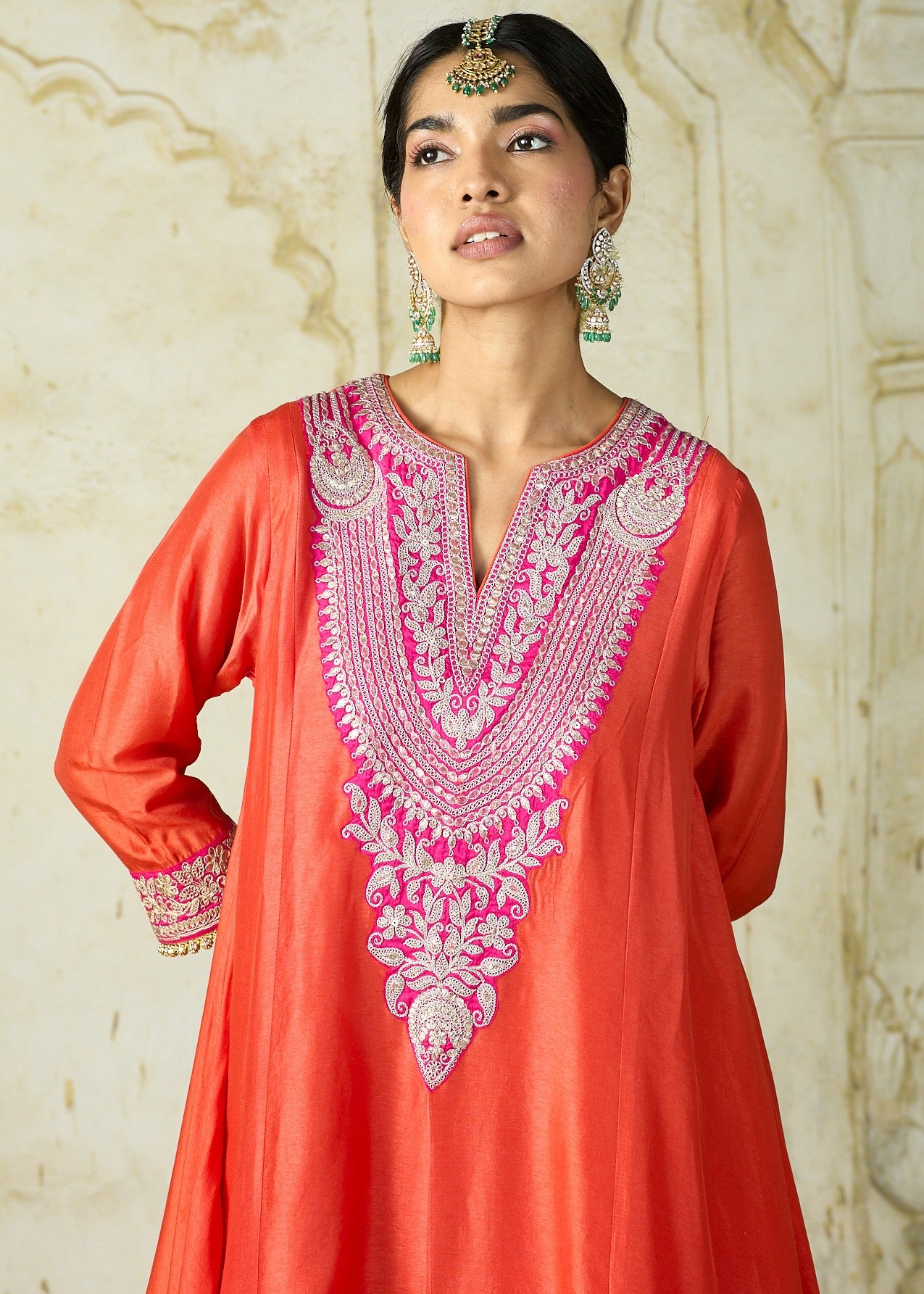 Orange Nadia Farshi Set