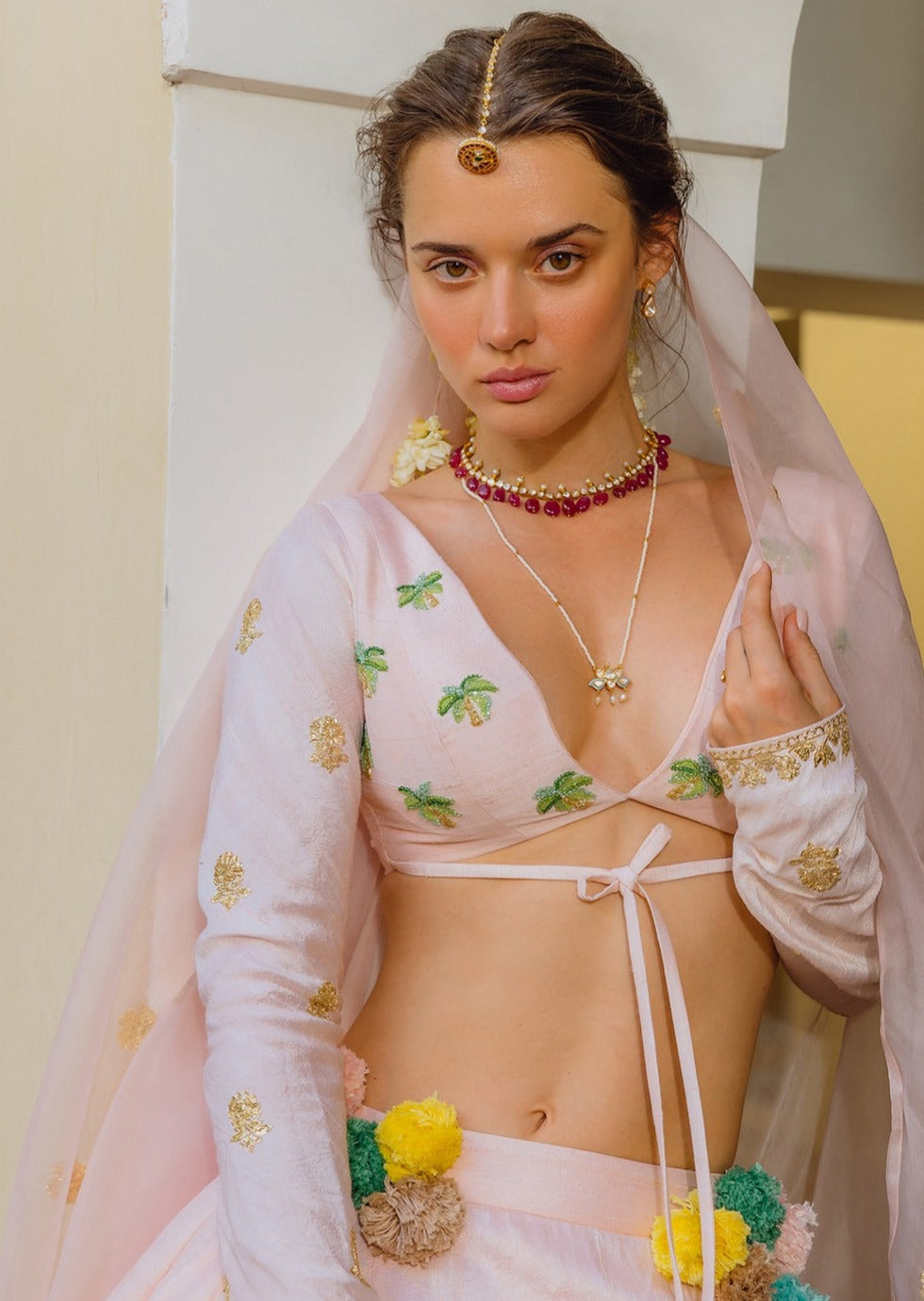 An Island In The Pink City Lehenga