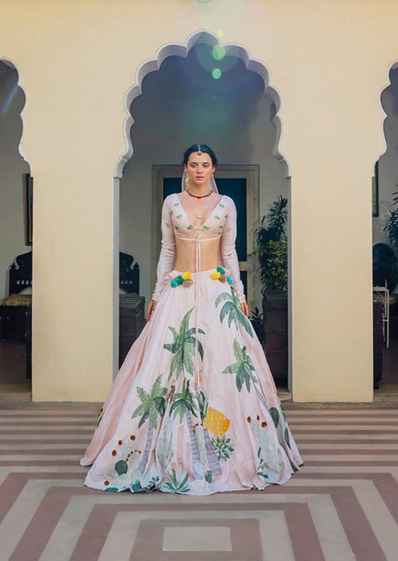 An Island In The Pink City Lehenga