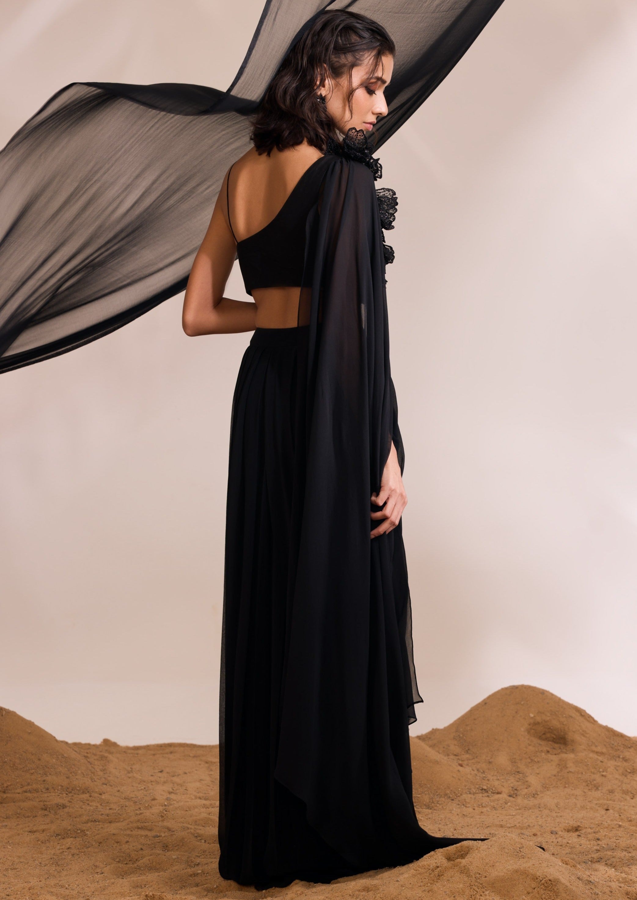 Black Harmony Skirt Set