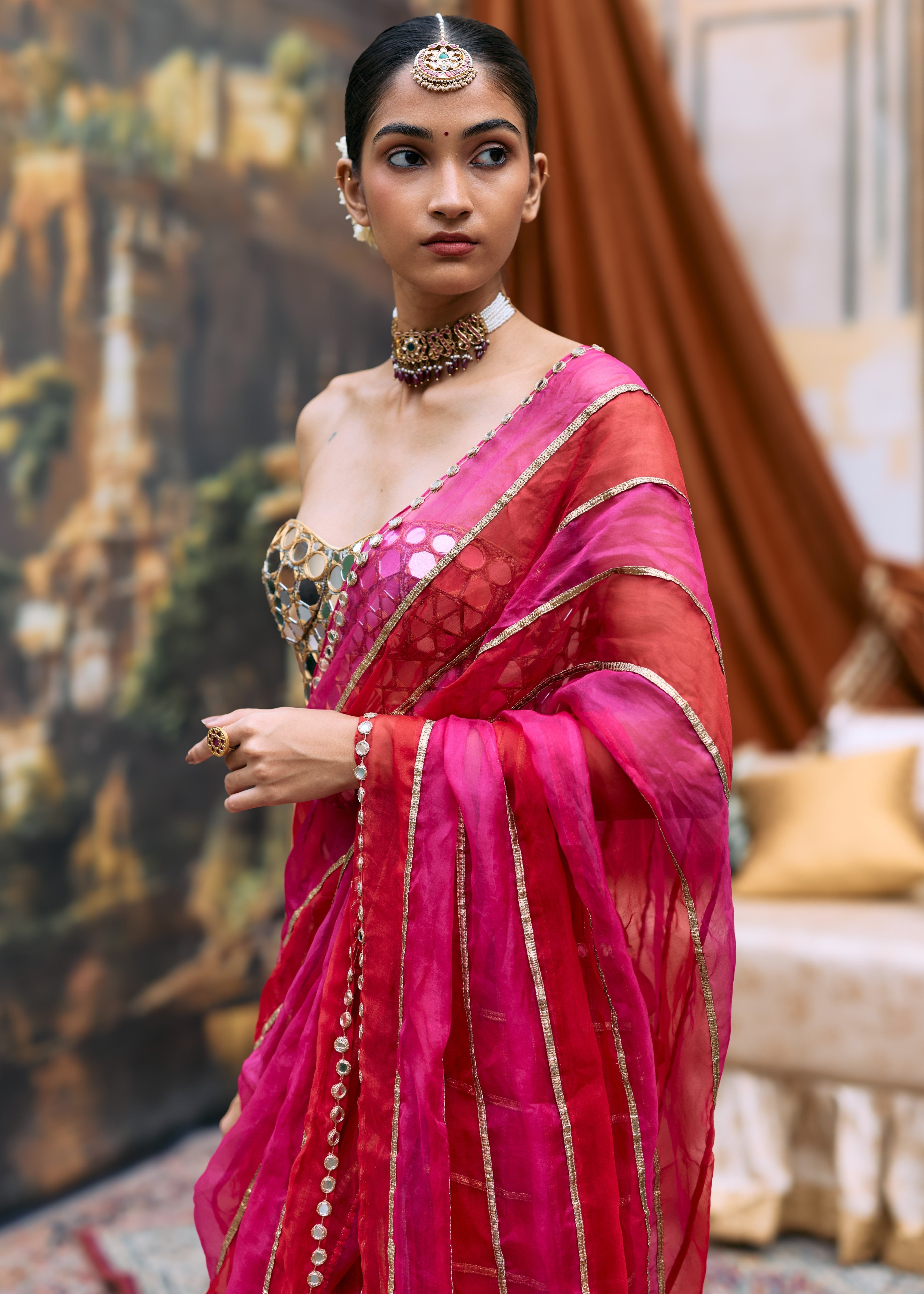 Kumudini Sari Set
