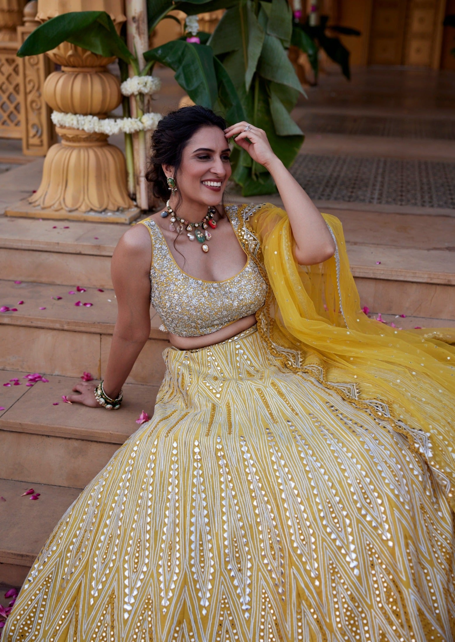 Yellow Mia Lehenga Set