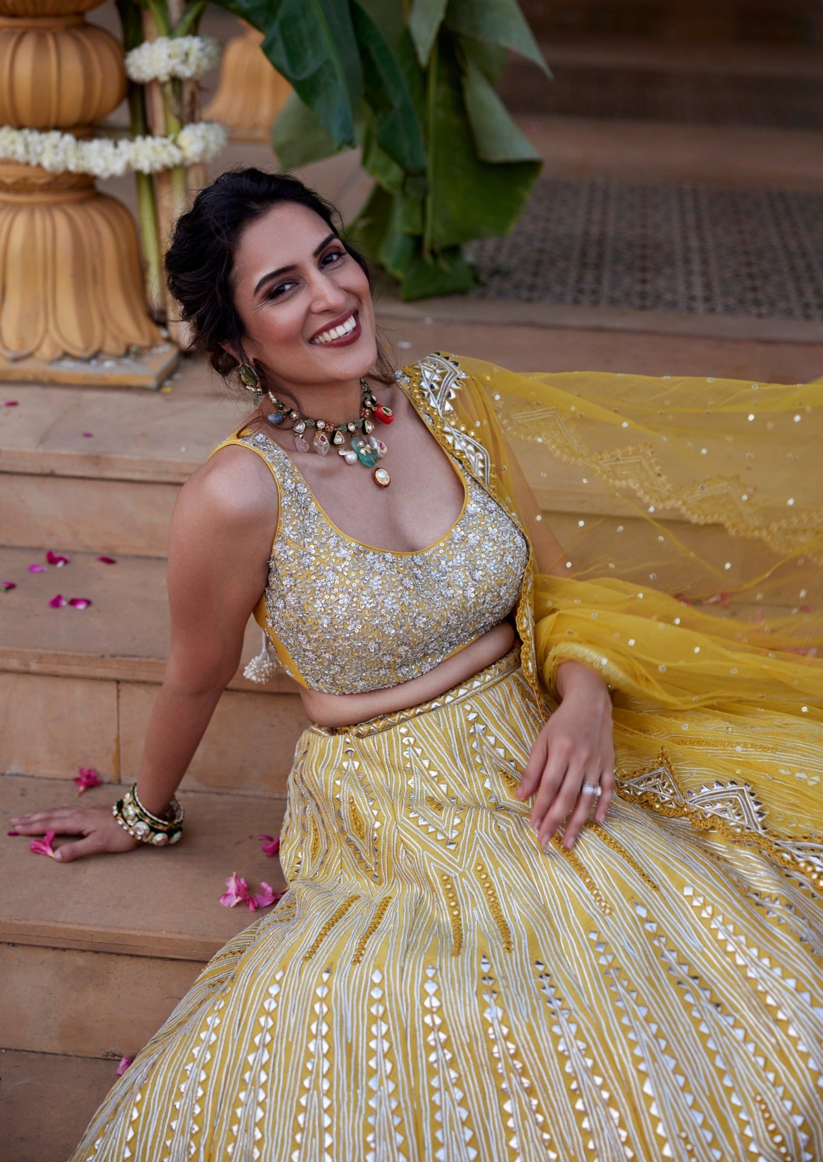 Yellow Mia Lehenga Set