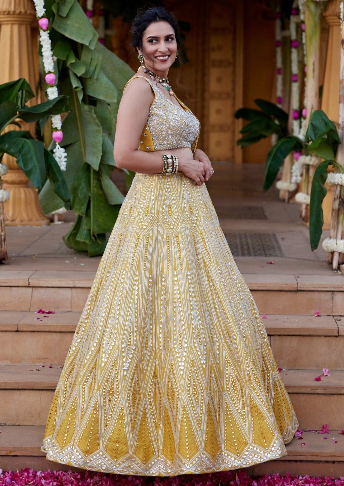 Yellow Mia Lehenga Set