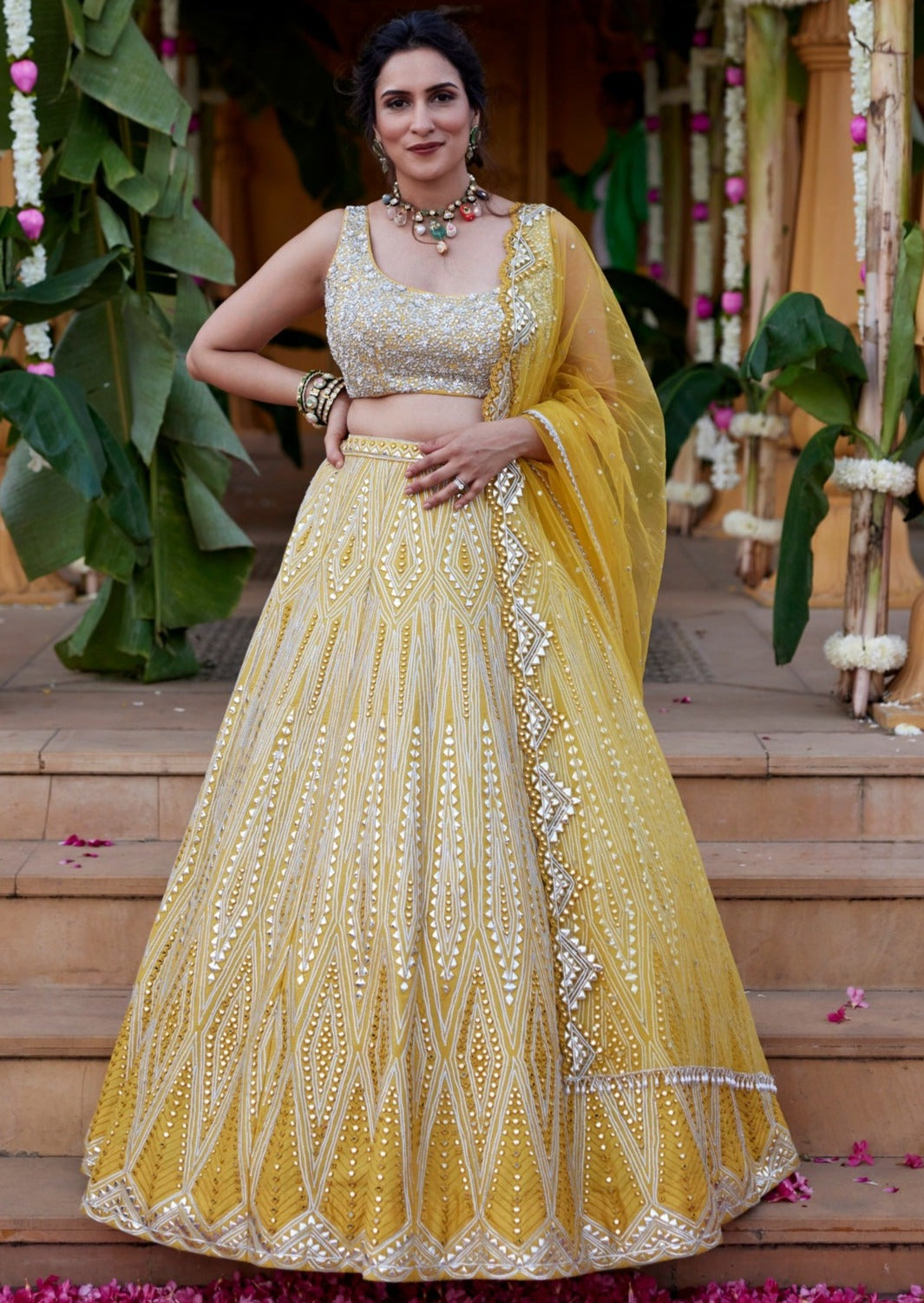Yellow Mia Lehenga Set