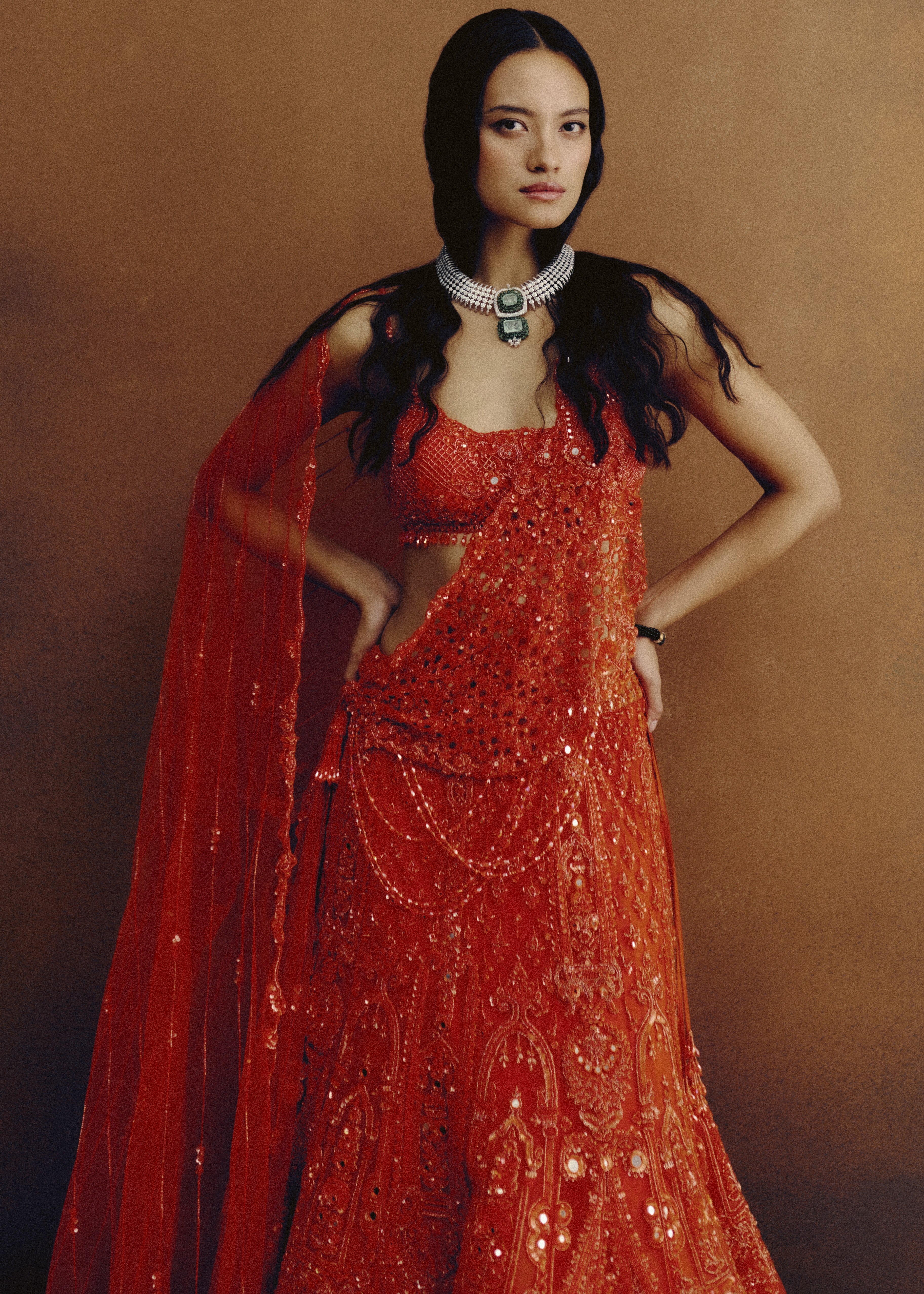 Citrine Dawn Bridal Lehenga
