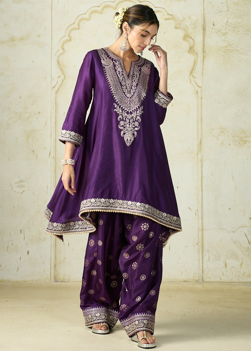 Purple Nadia Farshi Set