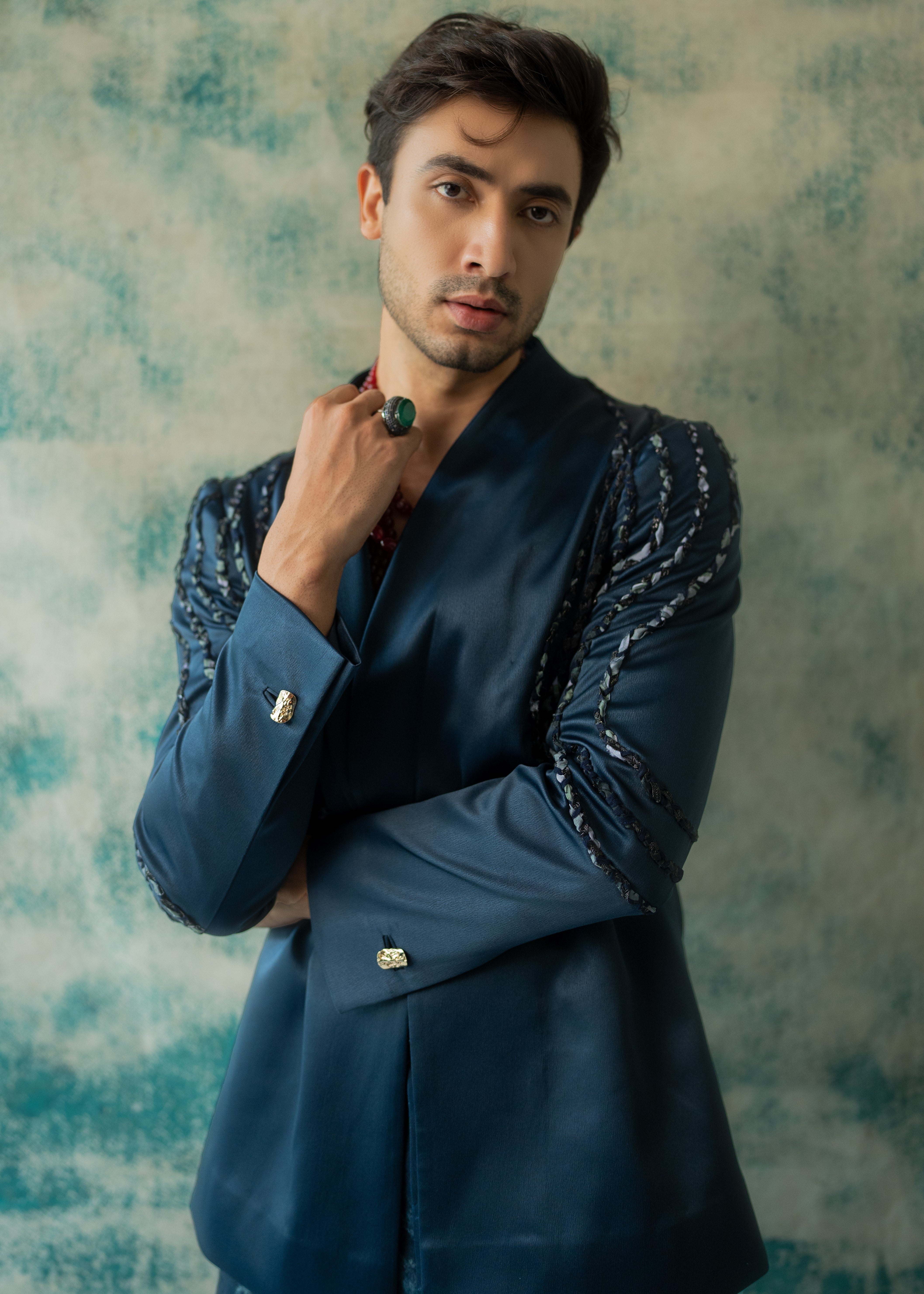 The Blue Sage Blazer Set