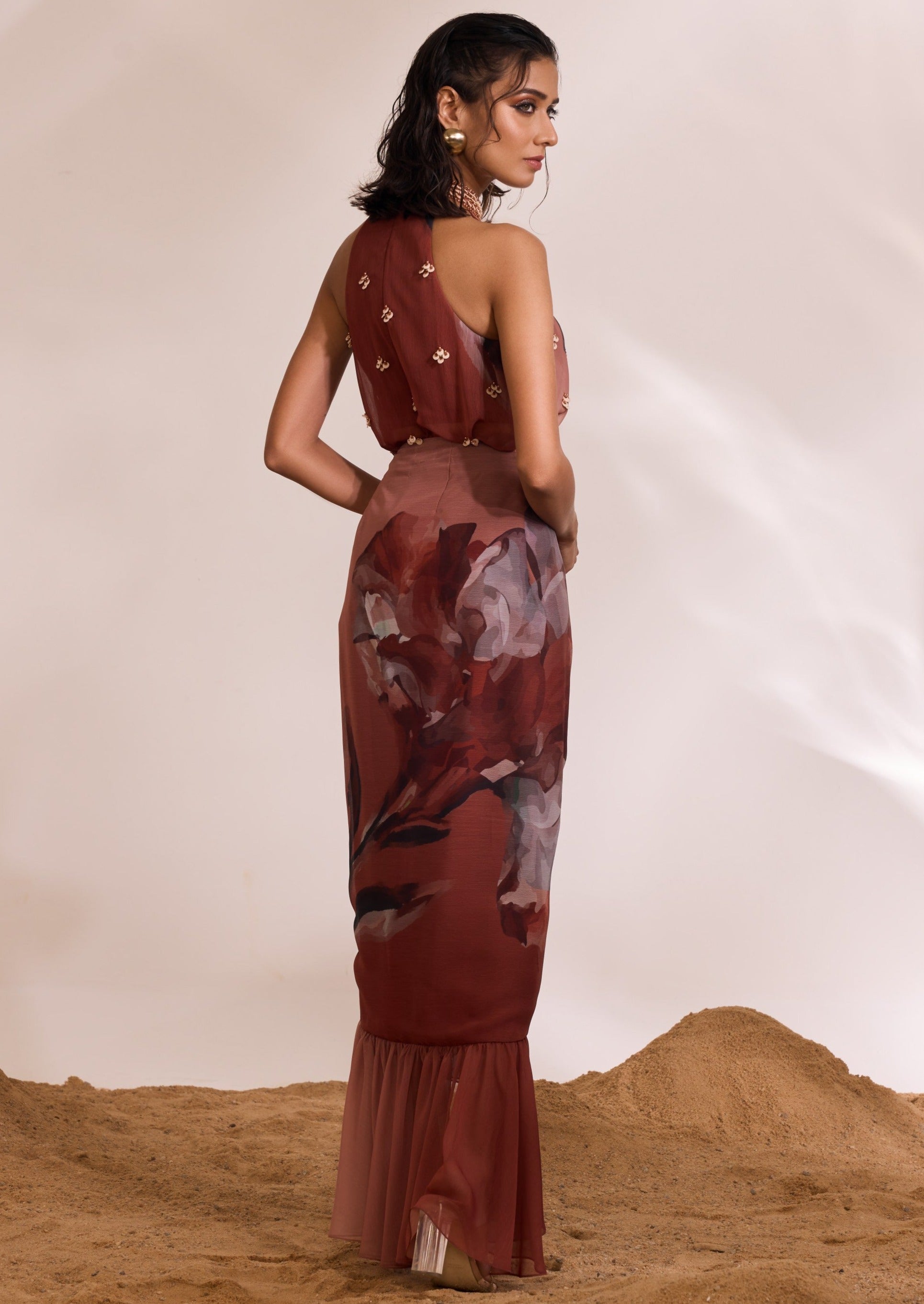 Rust Hazel Skirt Set