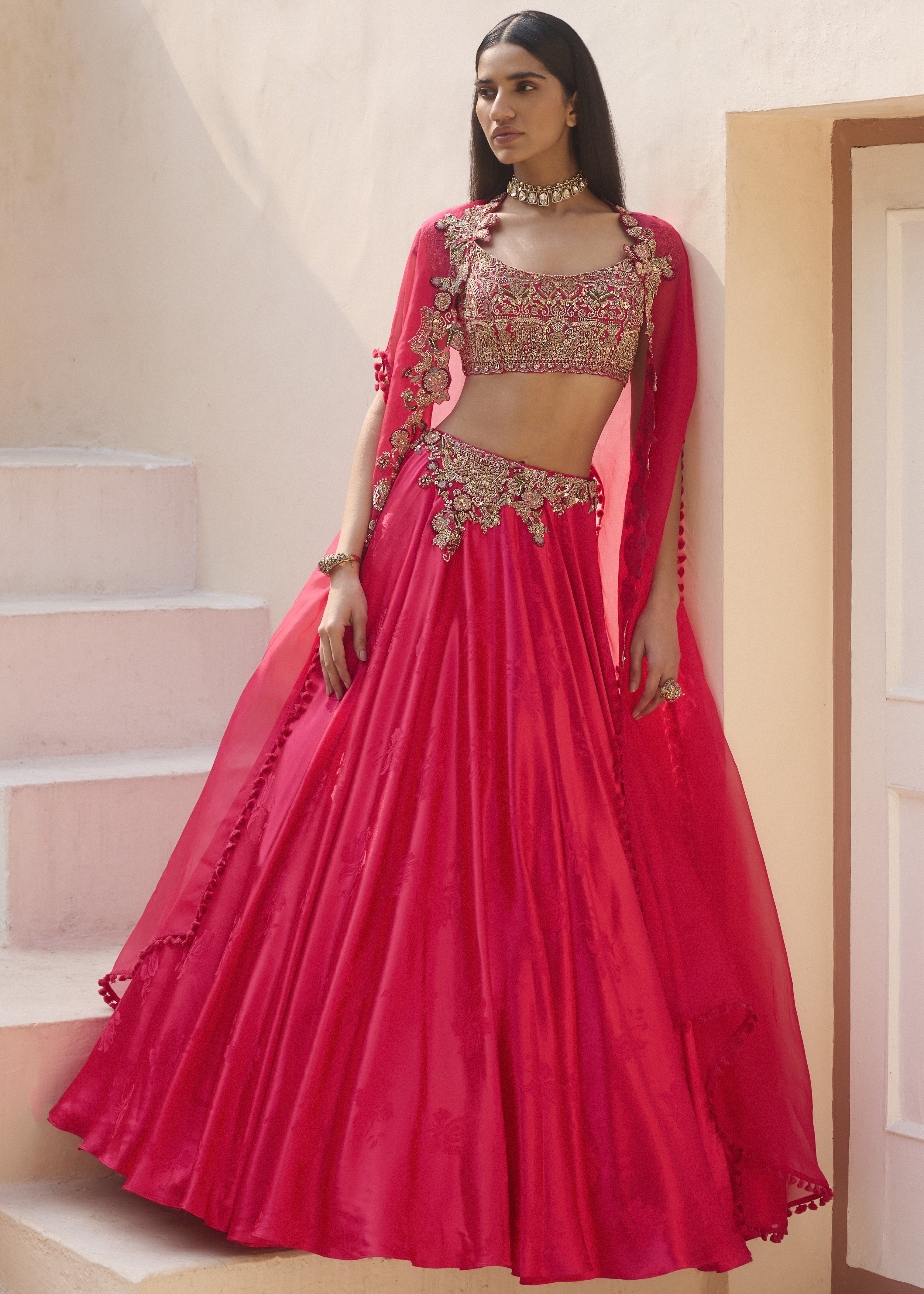 Elysian Rose Lehenga