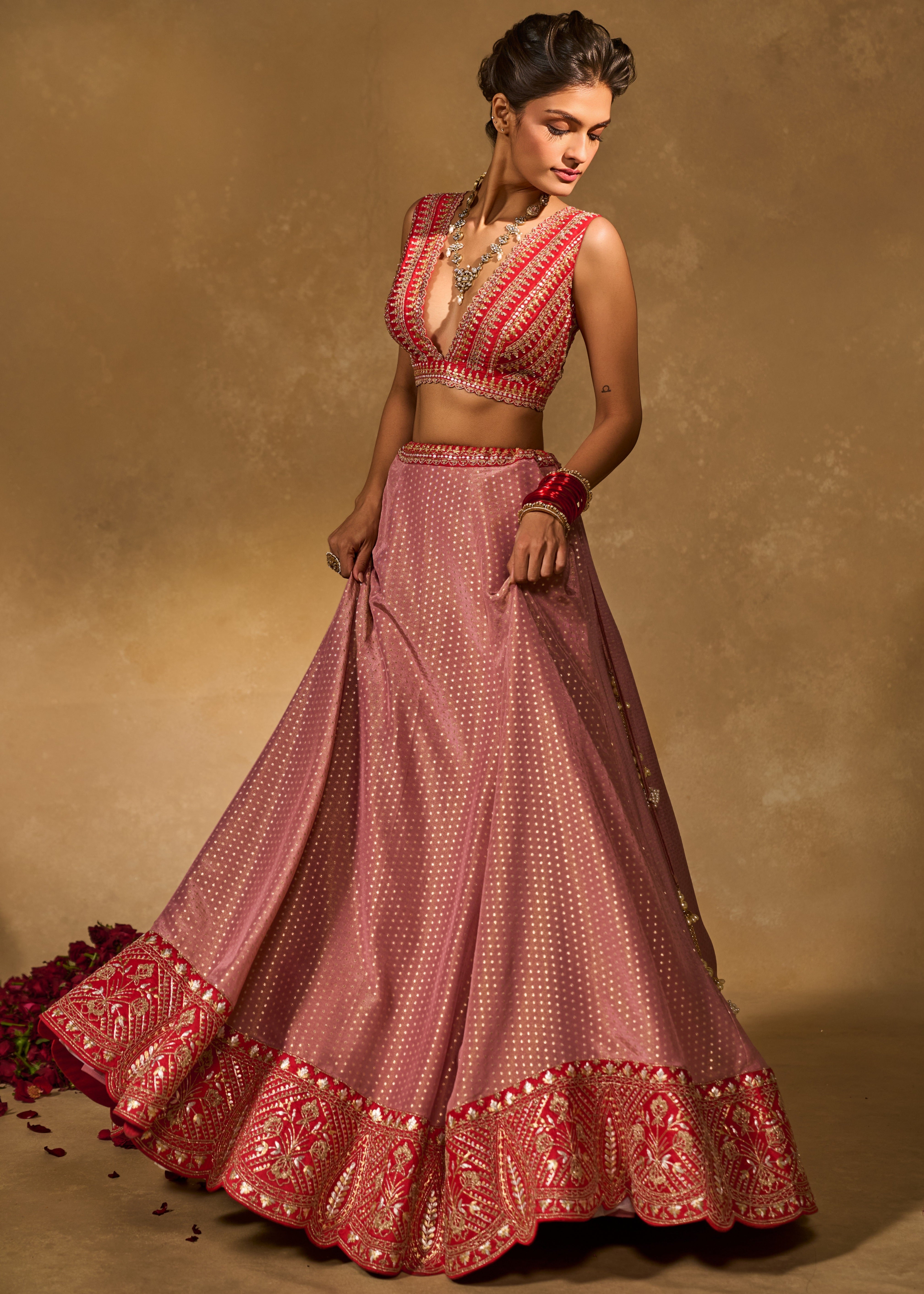 Mina Daman Lehenga