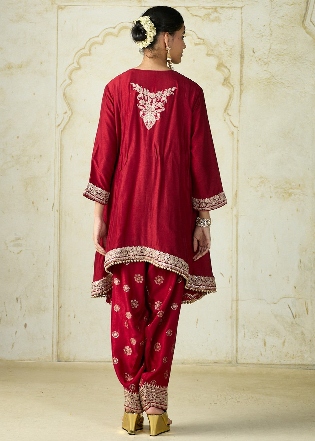 Red Nadia Farshi Set