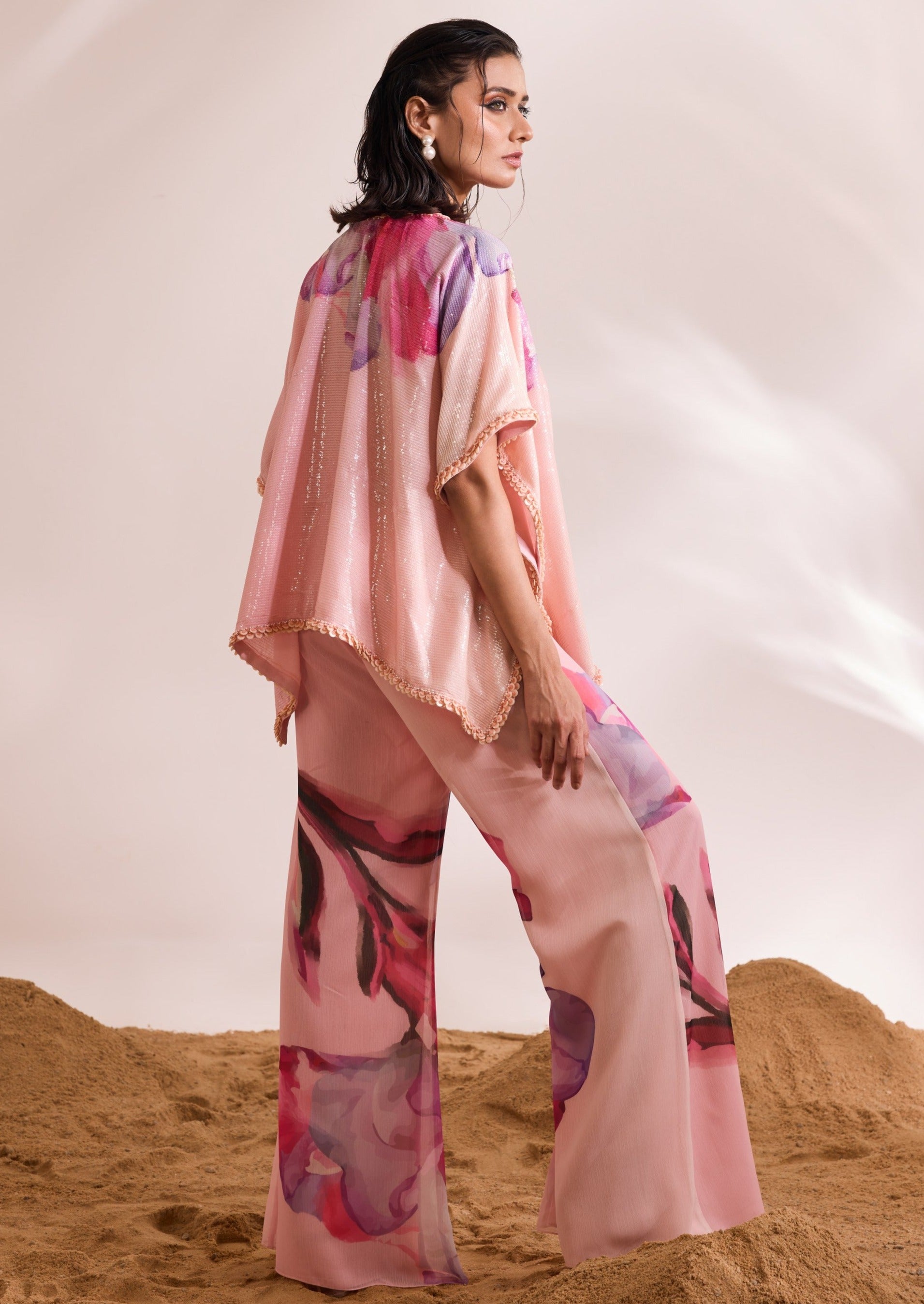 Pink Inara Kaftan Set