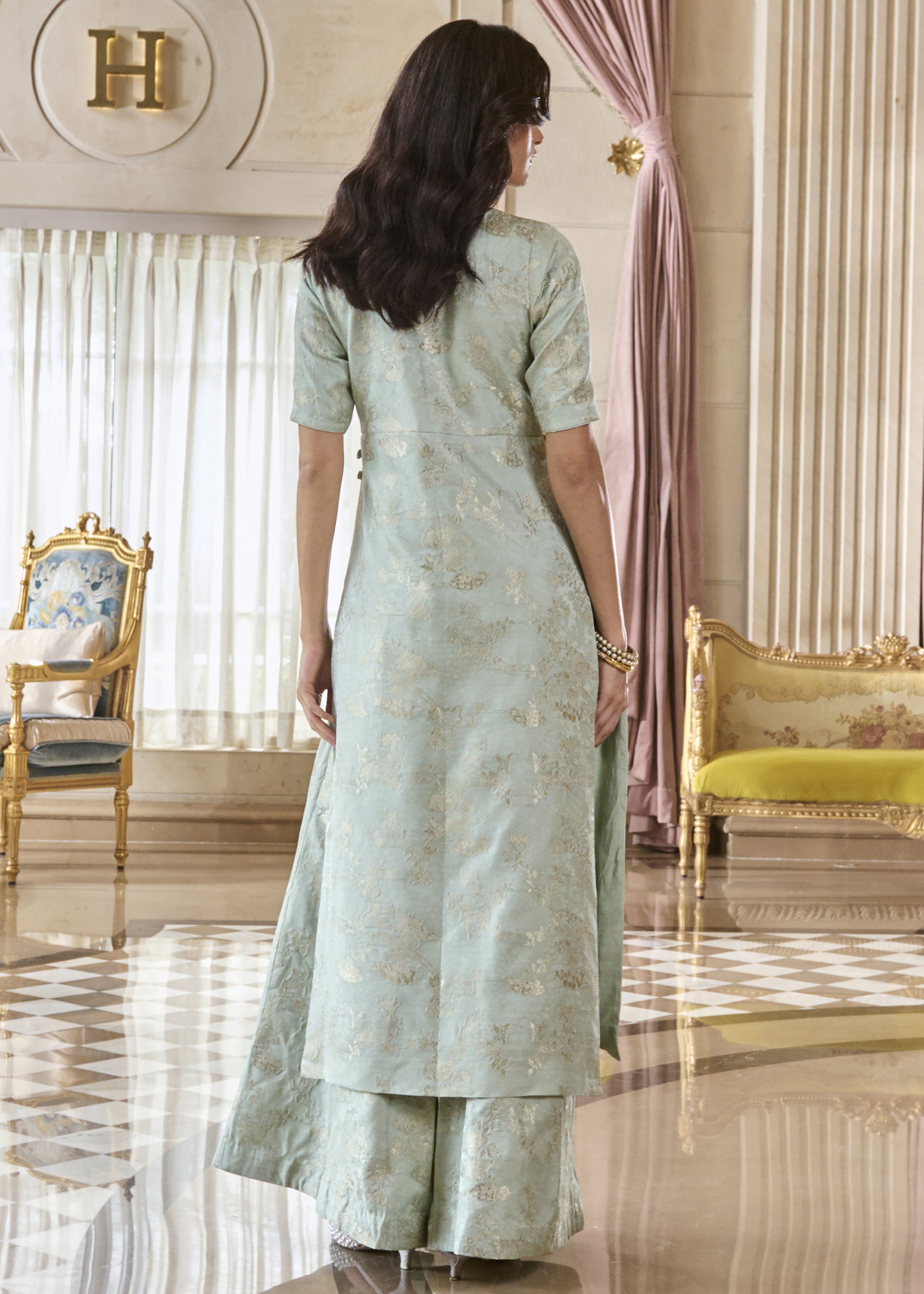Chiara Kurta Set – Blue