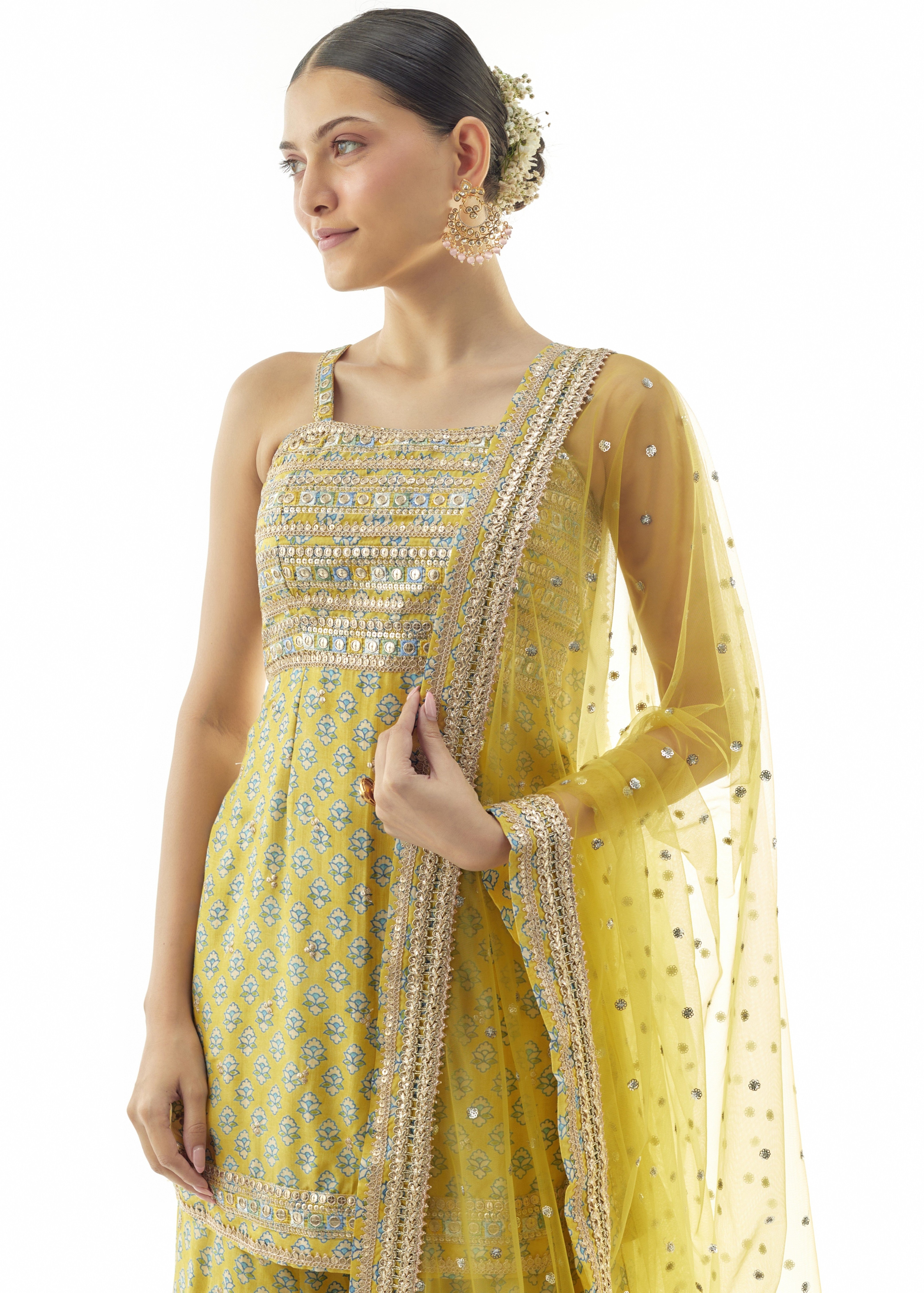 Yellow Nitya Strappy Set