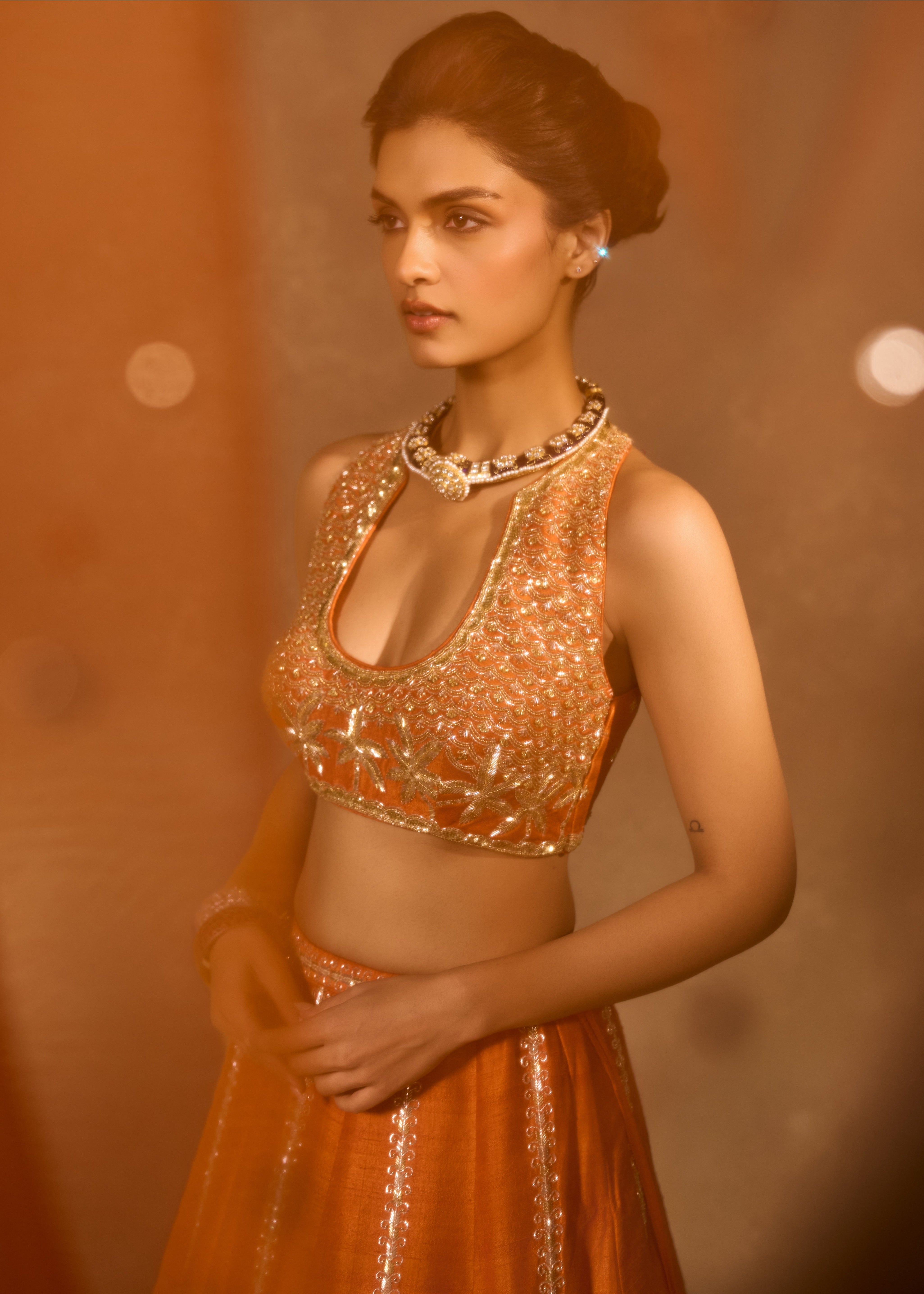 Maple Lehenga