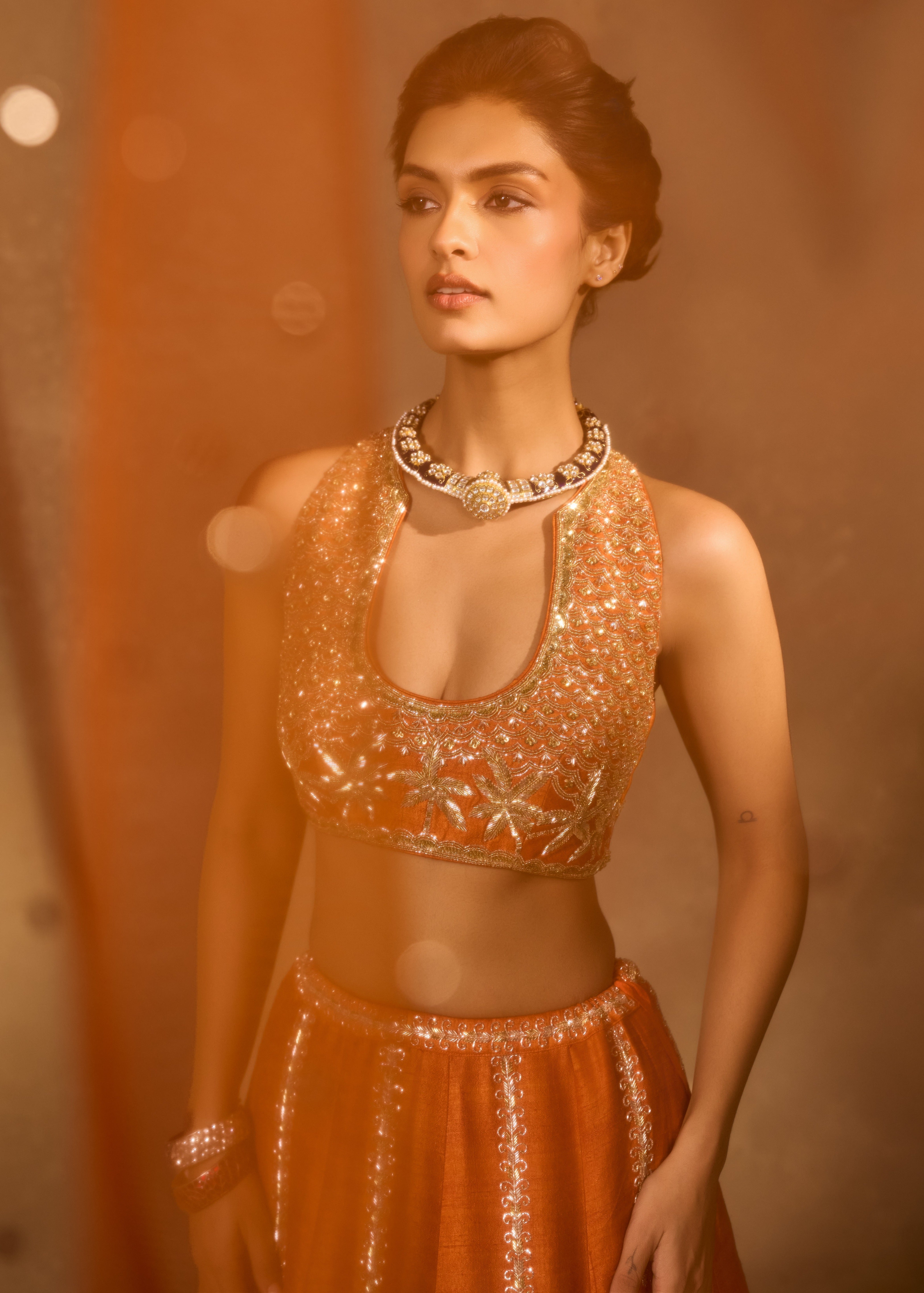 Maple Lehenga