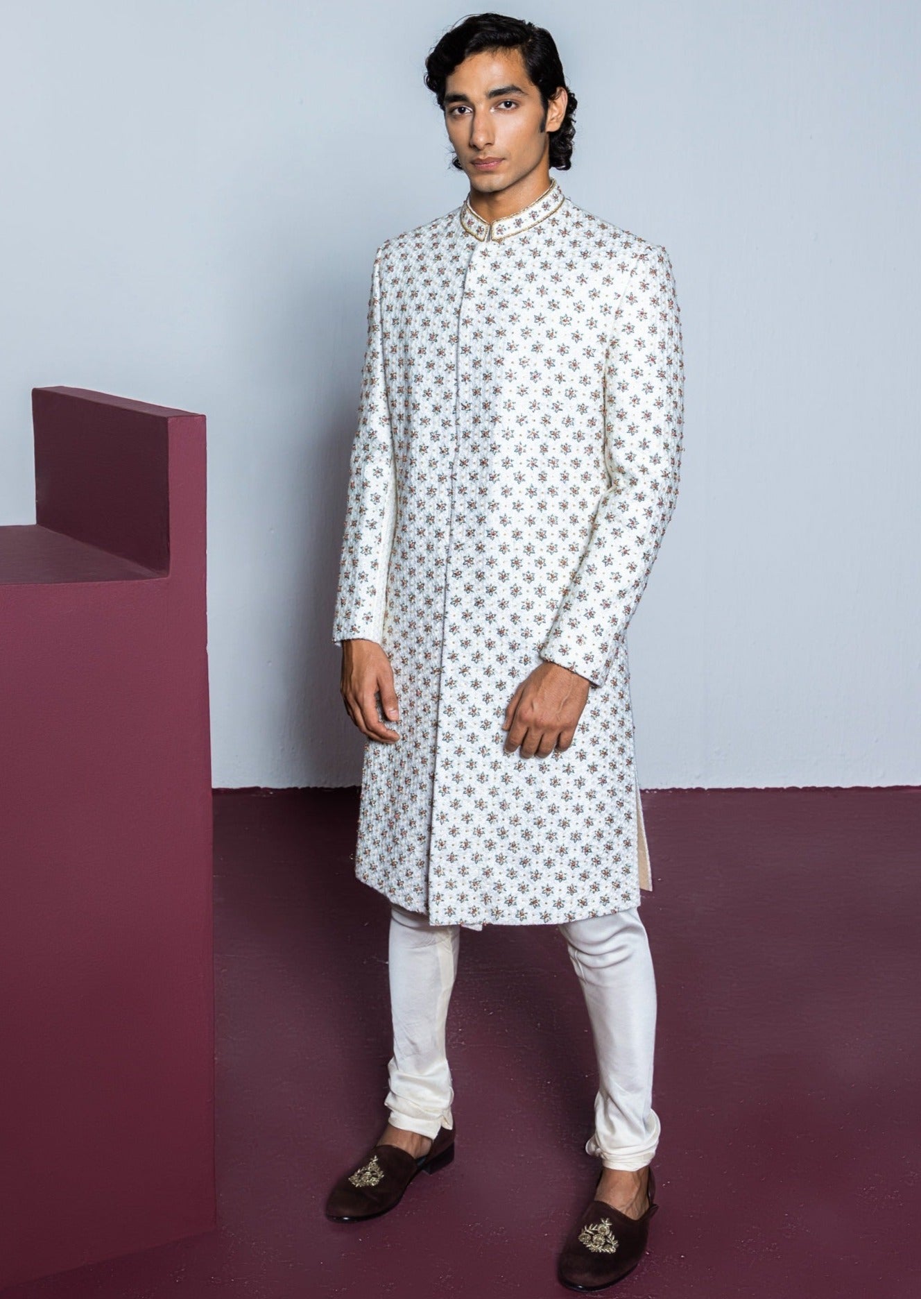 Rose Quartz Sherwani Set