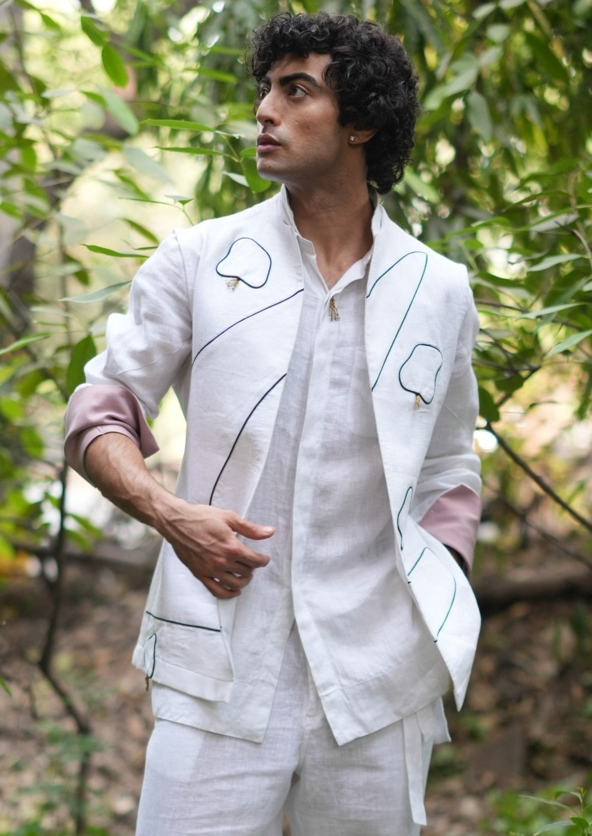 White Allay Shacket